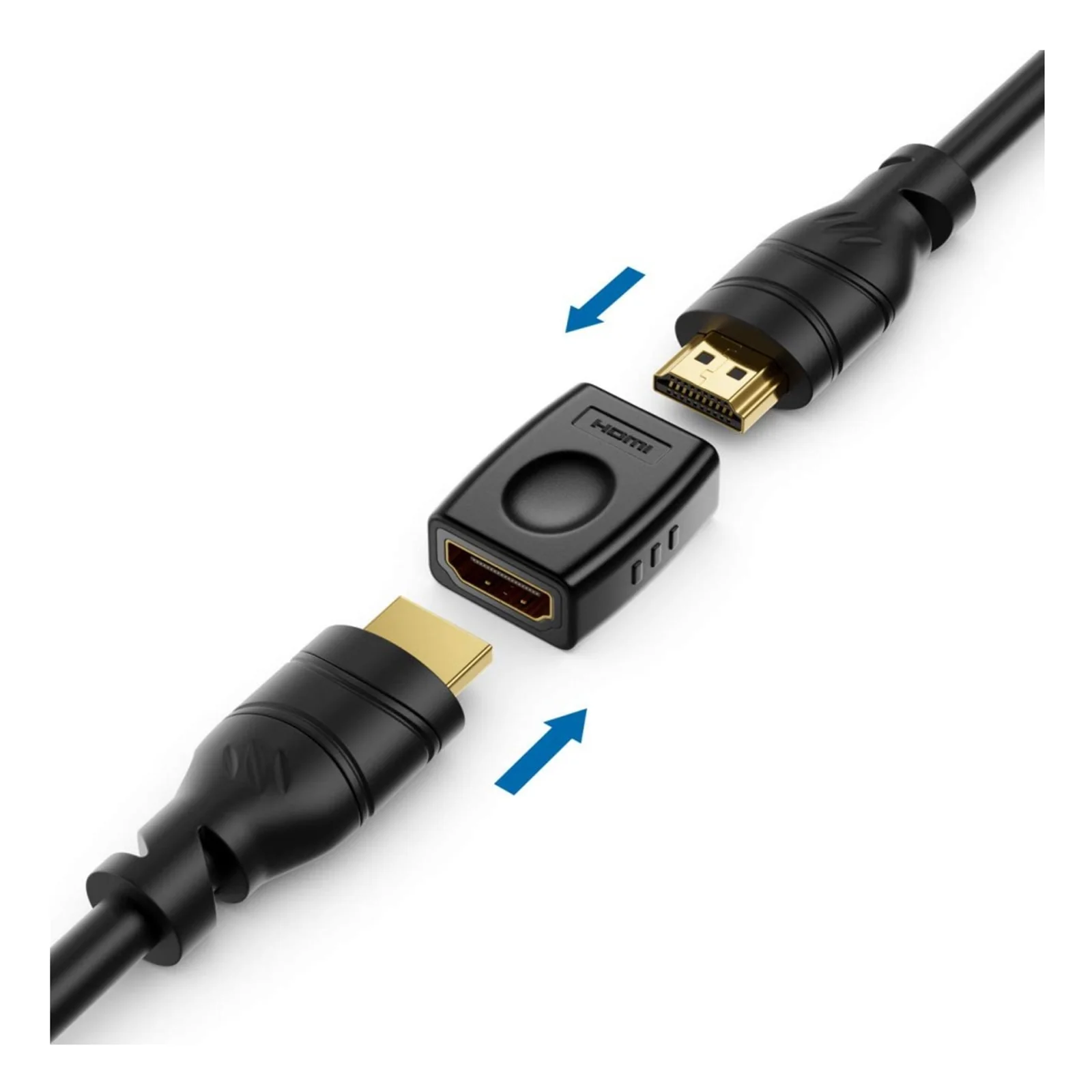 Techly HDMI F/F Noir