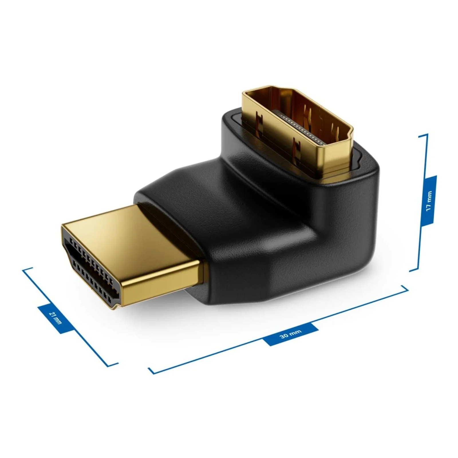 Techly HDMI M/F Noir