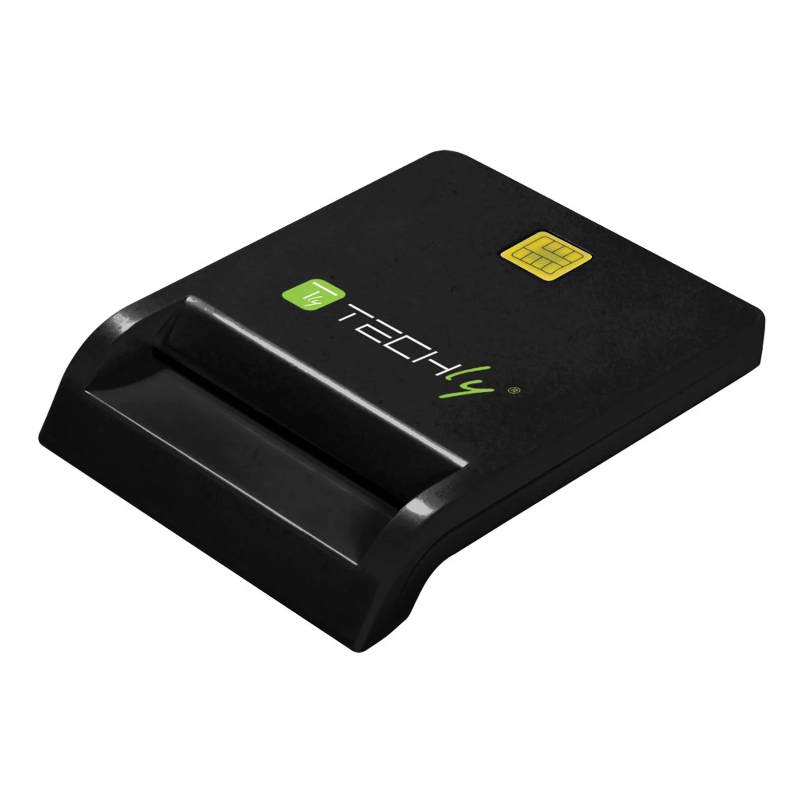 Techly I-CARD CAM-USB2TYC lecteur de cartes à puce Intérieure USB USB 2.0 Noir