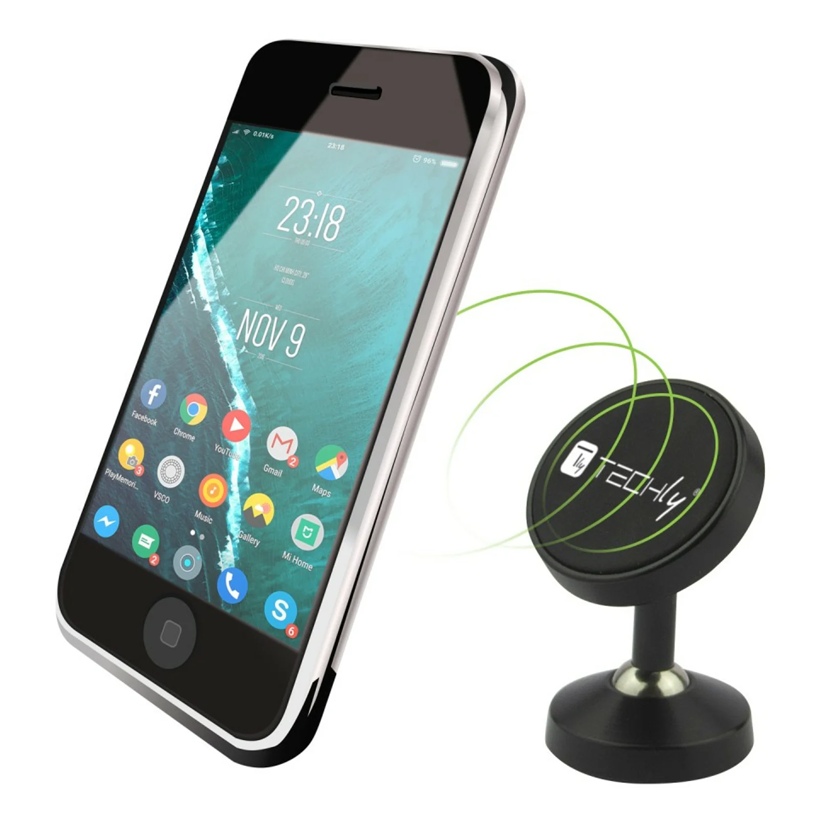 I-SMART-UNI7 support Support passif Mobile/smartphone Noir