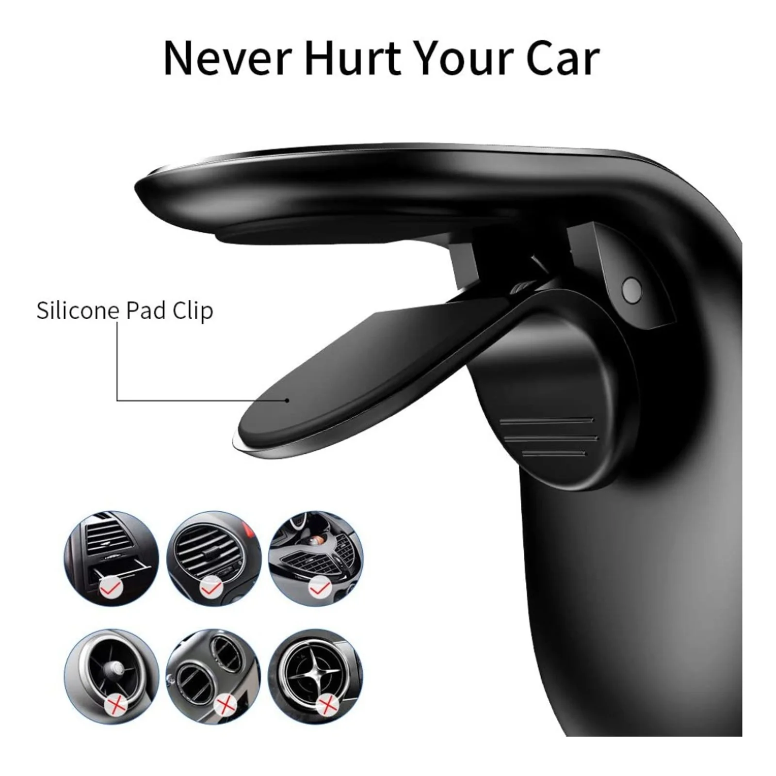 Techly I-SMART-UNIALTY support Support passif Mobile/smartphone Noir