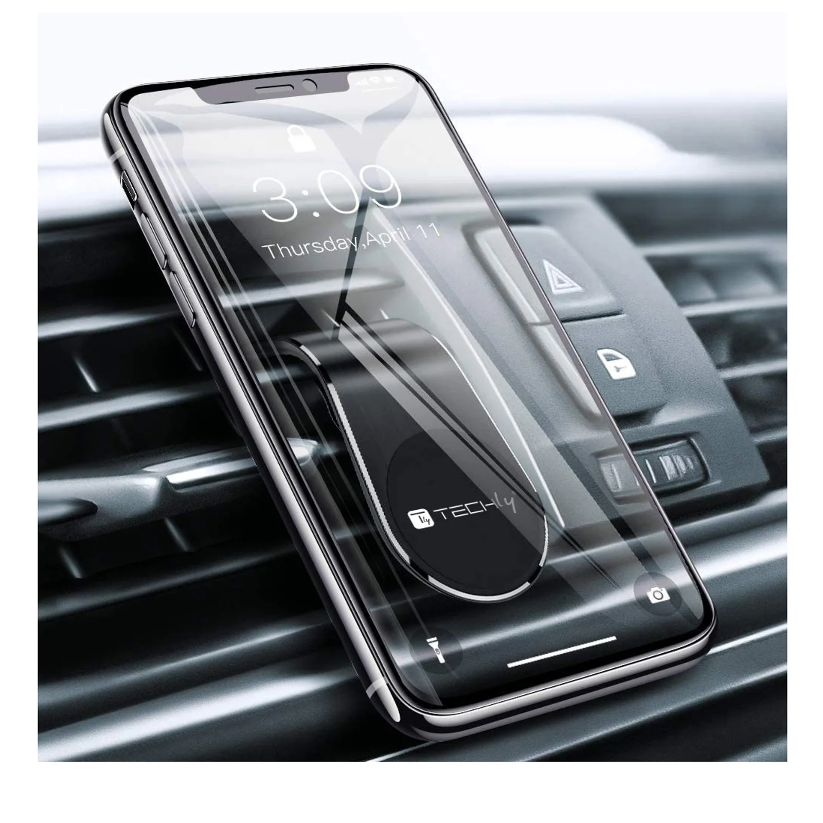 Techly I-SMART-UNIALTY support Support passif Mobile/smartphone Noir
