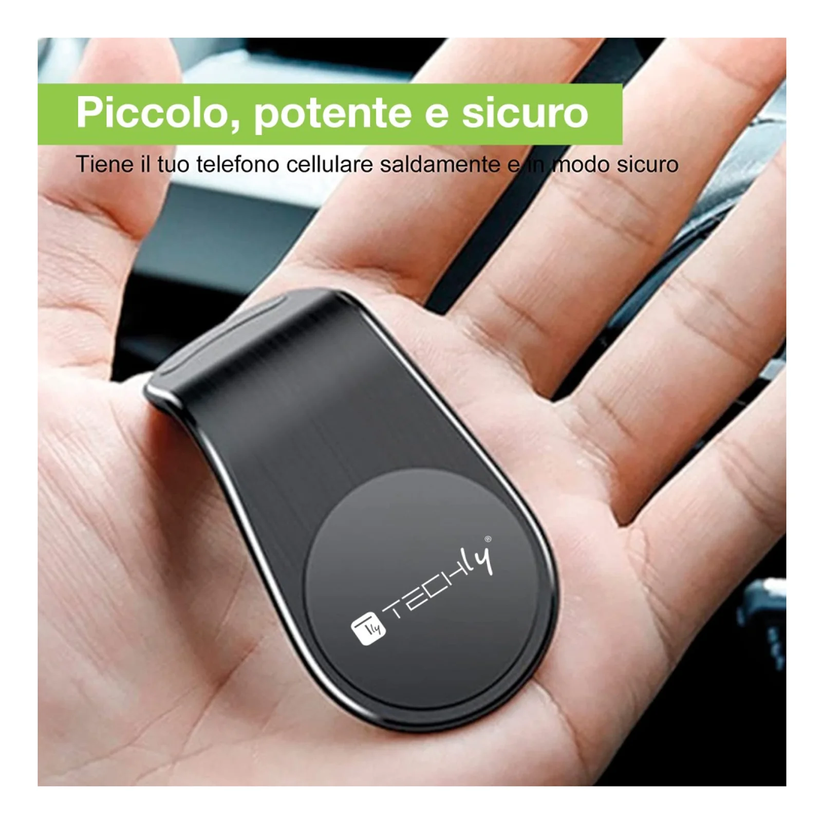 Techly I-SMART-UNIALTY support Support passif Mobile/smartphone Noir