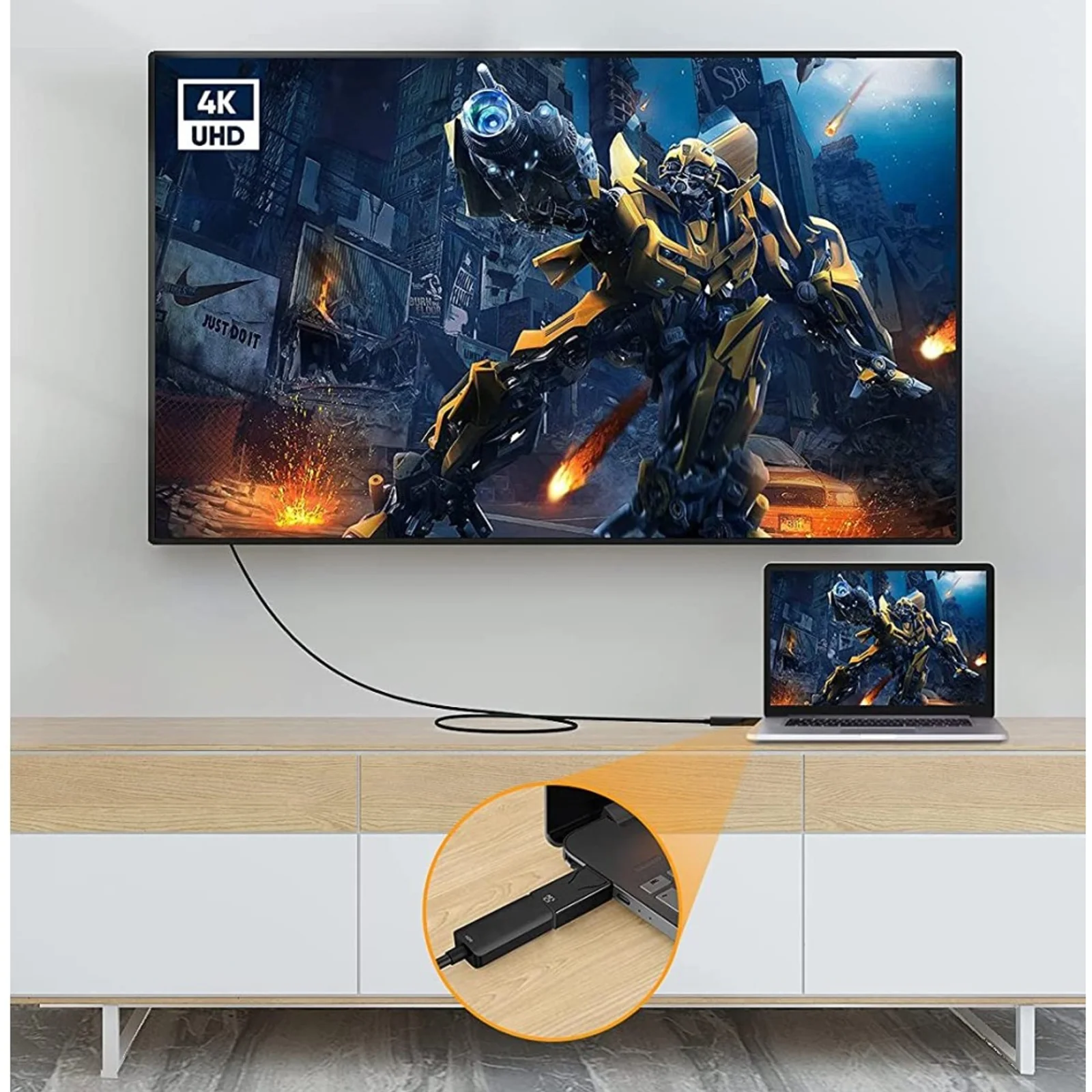 Techly IADAP DSP-2124K changeur de genre de câble Noir