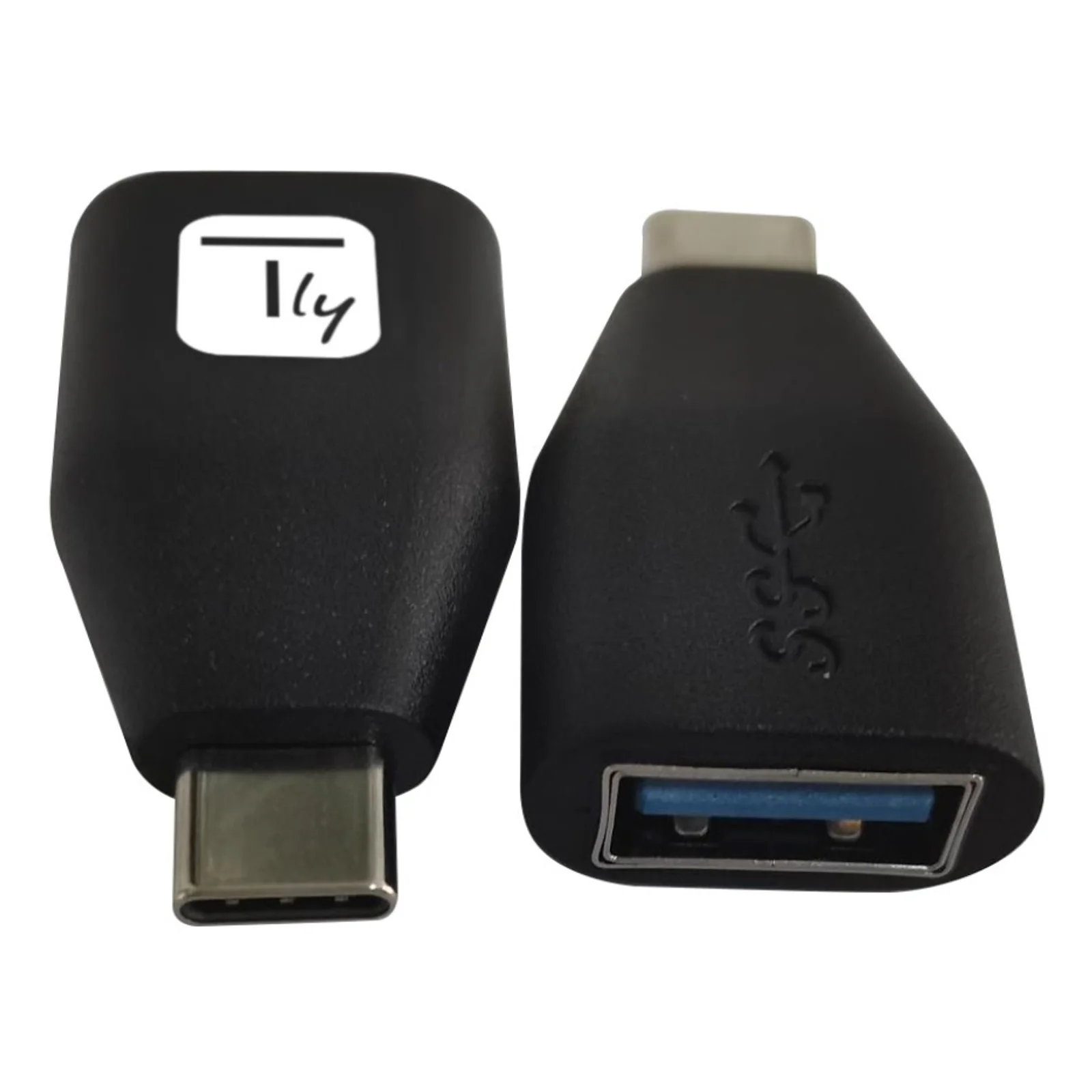 IADAP-USB30-CMAFTY changeur de genre de câble USB A USB C Noir