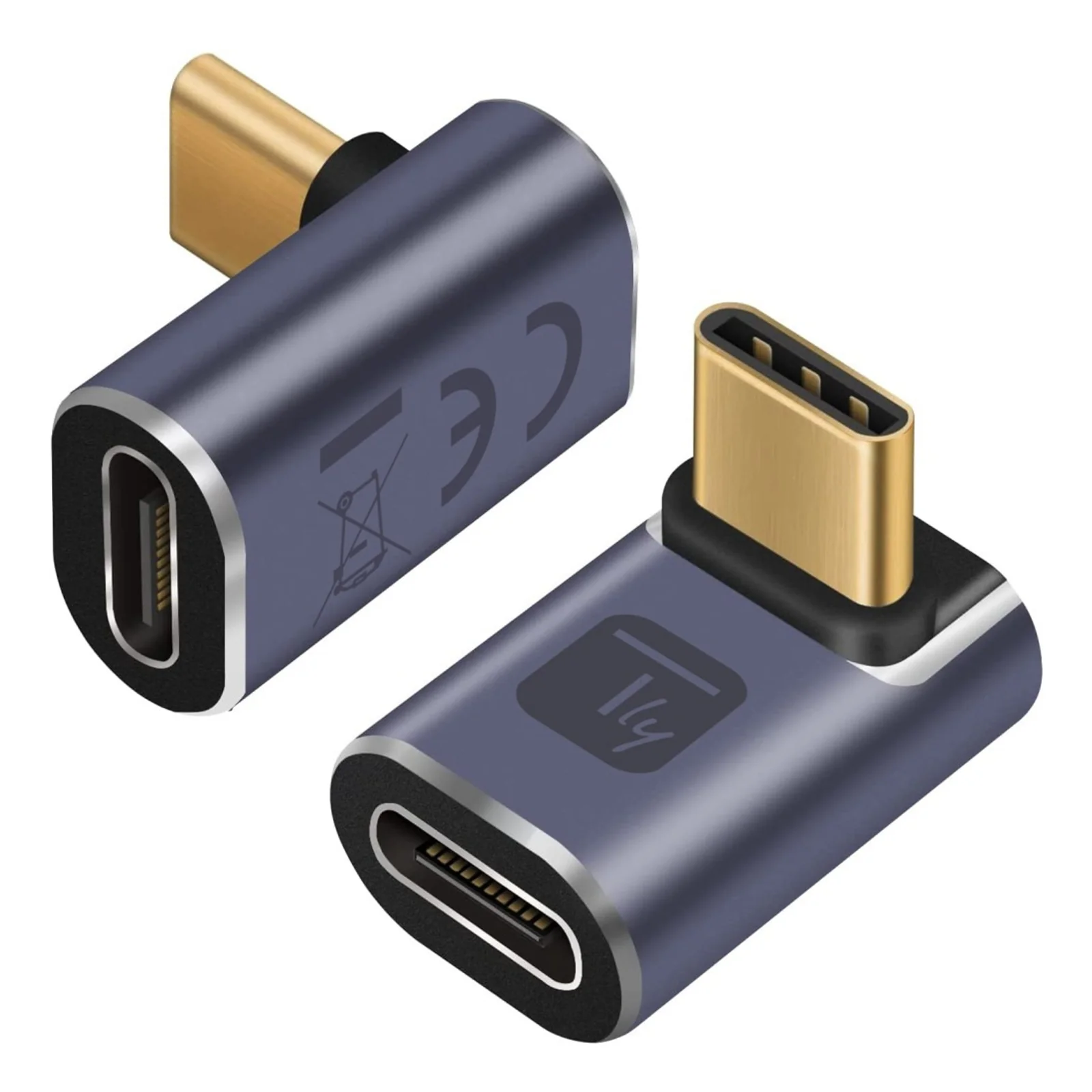 IADAP USB4C-40G changeur de genre de câble USB-C 4.0 Gris