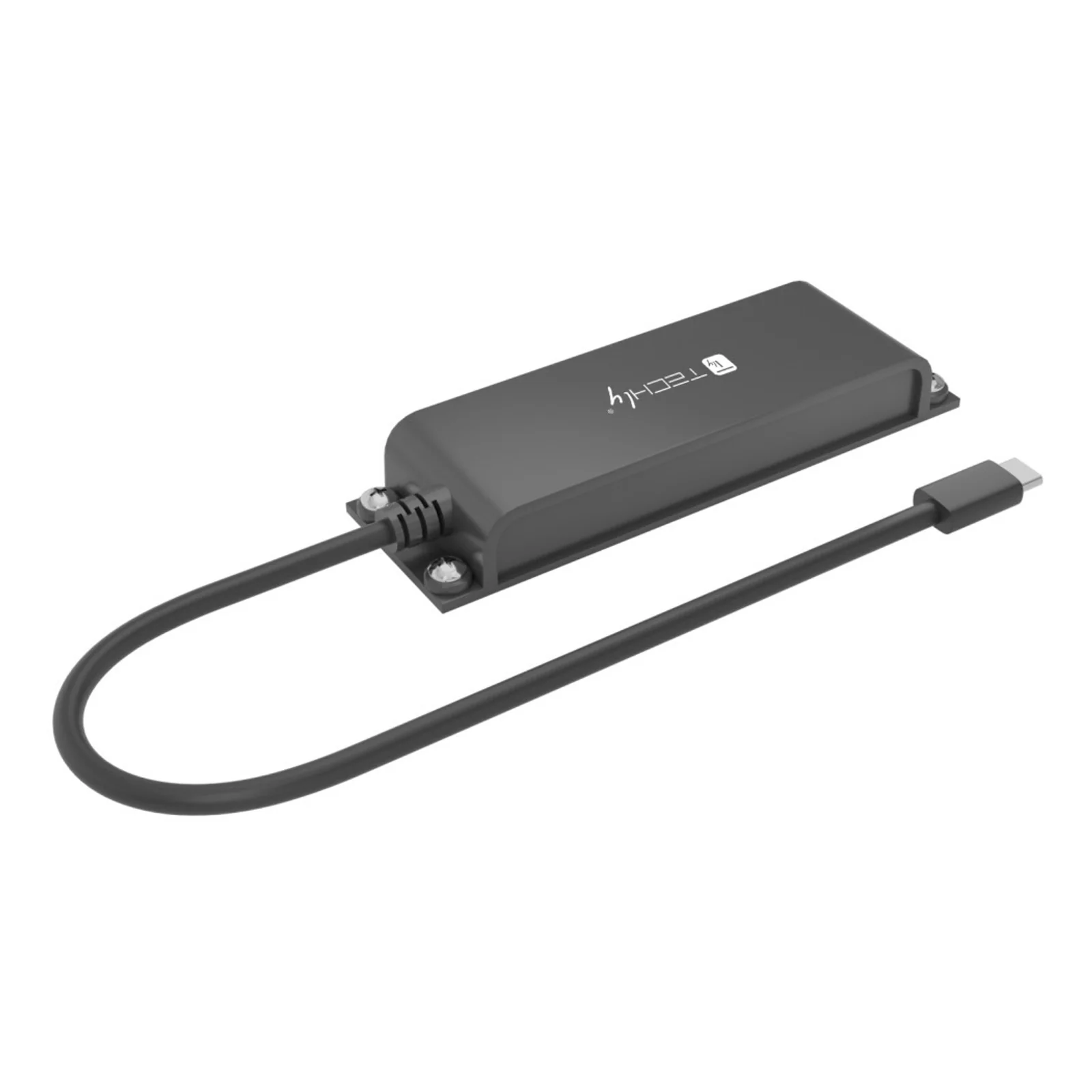 Techly IADAP-USBC-935 station d'accueil Avec fil USB 3.2 Gen 1 (3.1 Gen 1) Type-C Noir