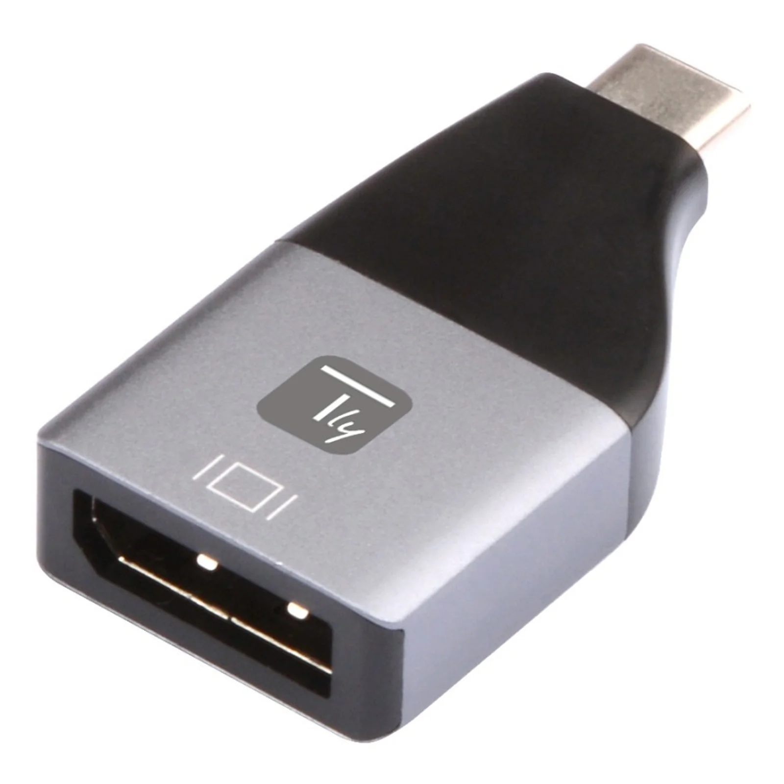 IADAP USBC-DP4K adaptateur graphique USB 3840 x 2160 pixels Noir, Argent
