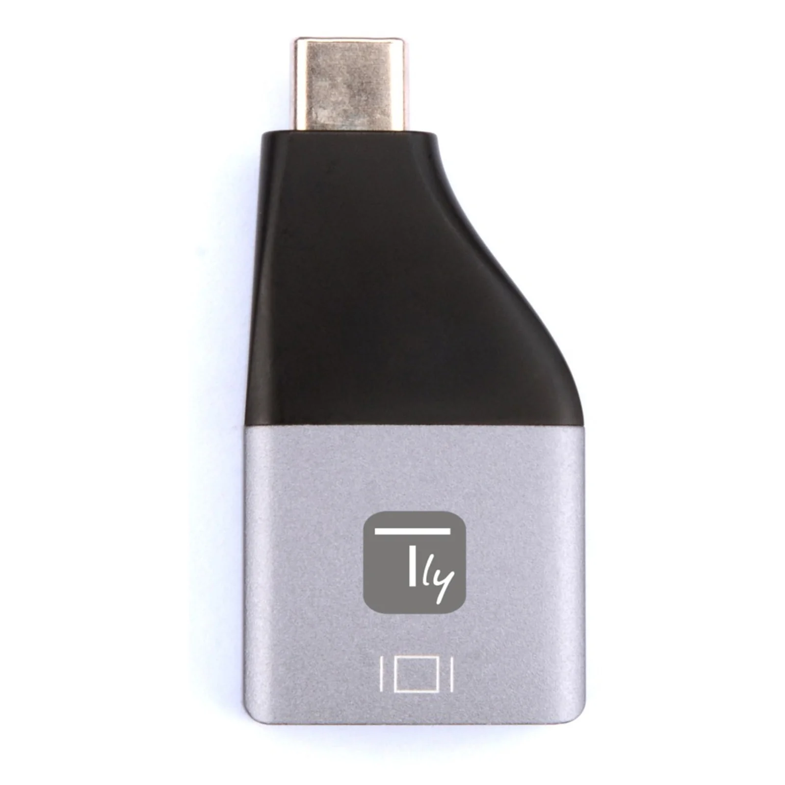 Techly IADAP USBC-DP4K adaptateur graphique USB 3840 x 2160 pixels Noir, Argent