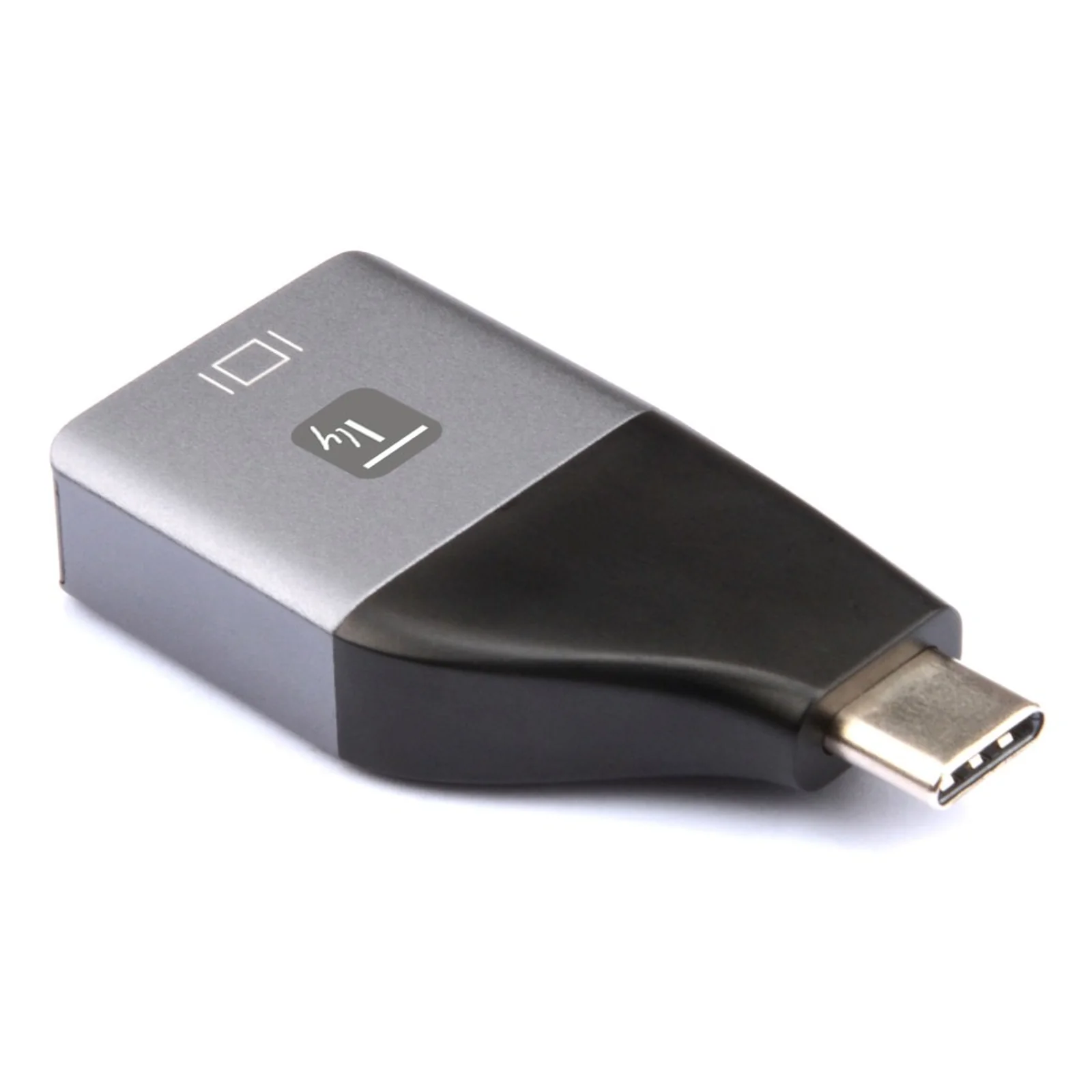 Techly IADAP USBC-DP4K adaptateur graphique USB 3840 x 2160 pixels Noir, Argent