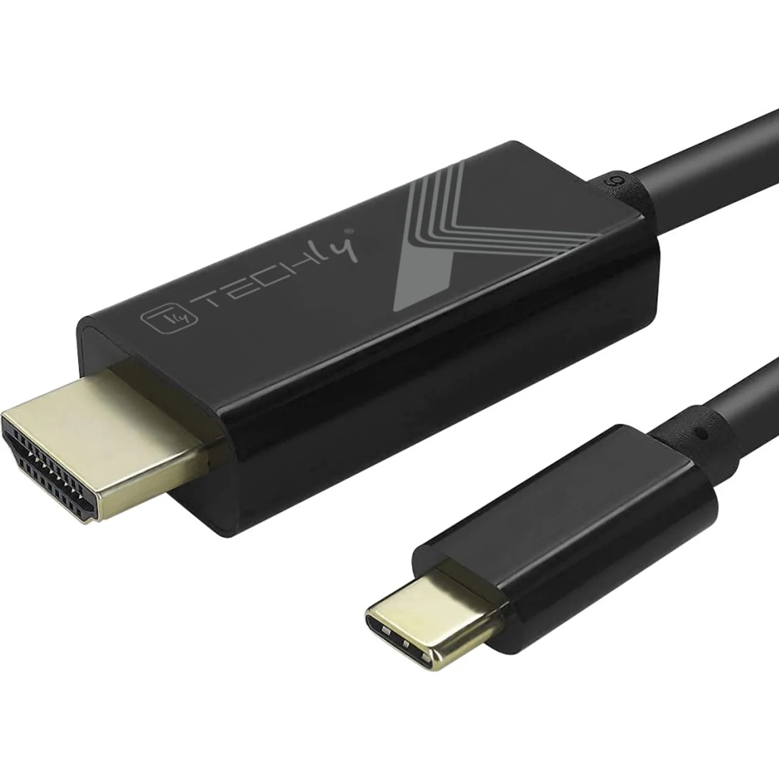 IADAP-USBC-HDMI5TY câble vidéo et adaptateur 5 m USB Type-C HDMI Type A (Standard) Noir