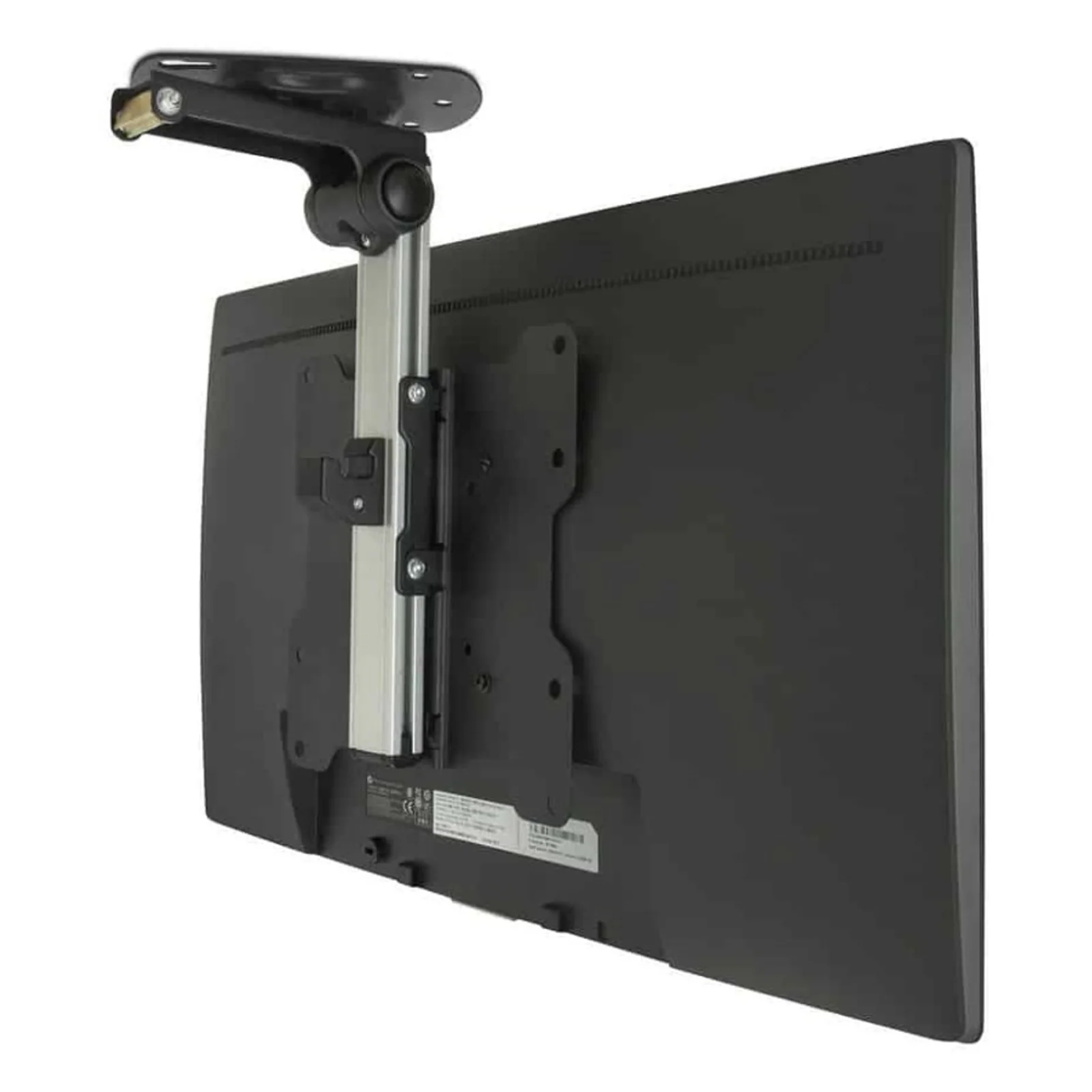 Techly ICA-CPLB 222 support pour téléviseur 94 cm (37") Noir, Argent