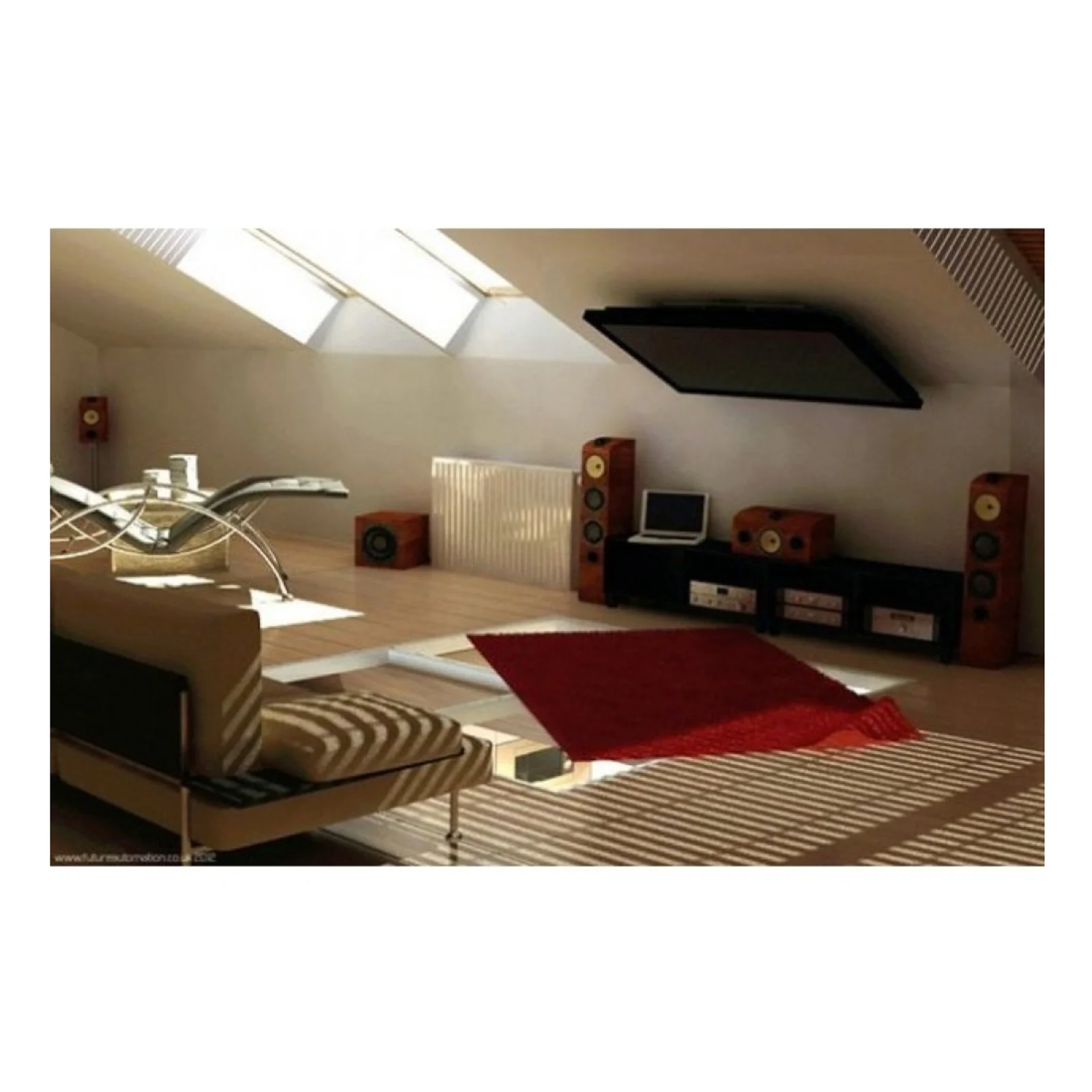 Techly ICA-CPLB 222 support pour téléviseur 94 cm (37") Noir, Argent