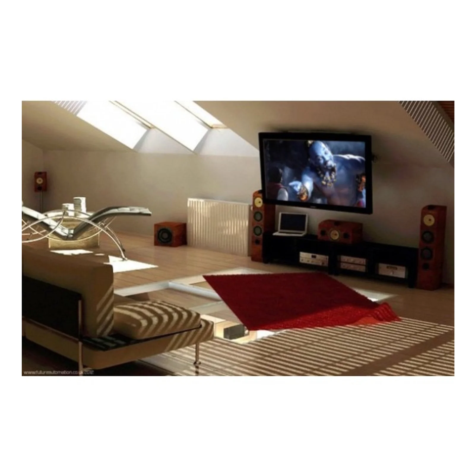 Techly ICA-CPLB 222 support pour téléviseur 94 cm (37") Noir, Argent