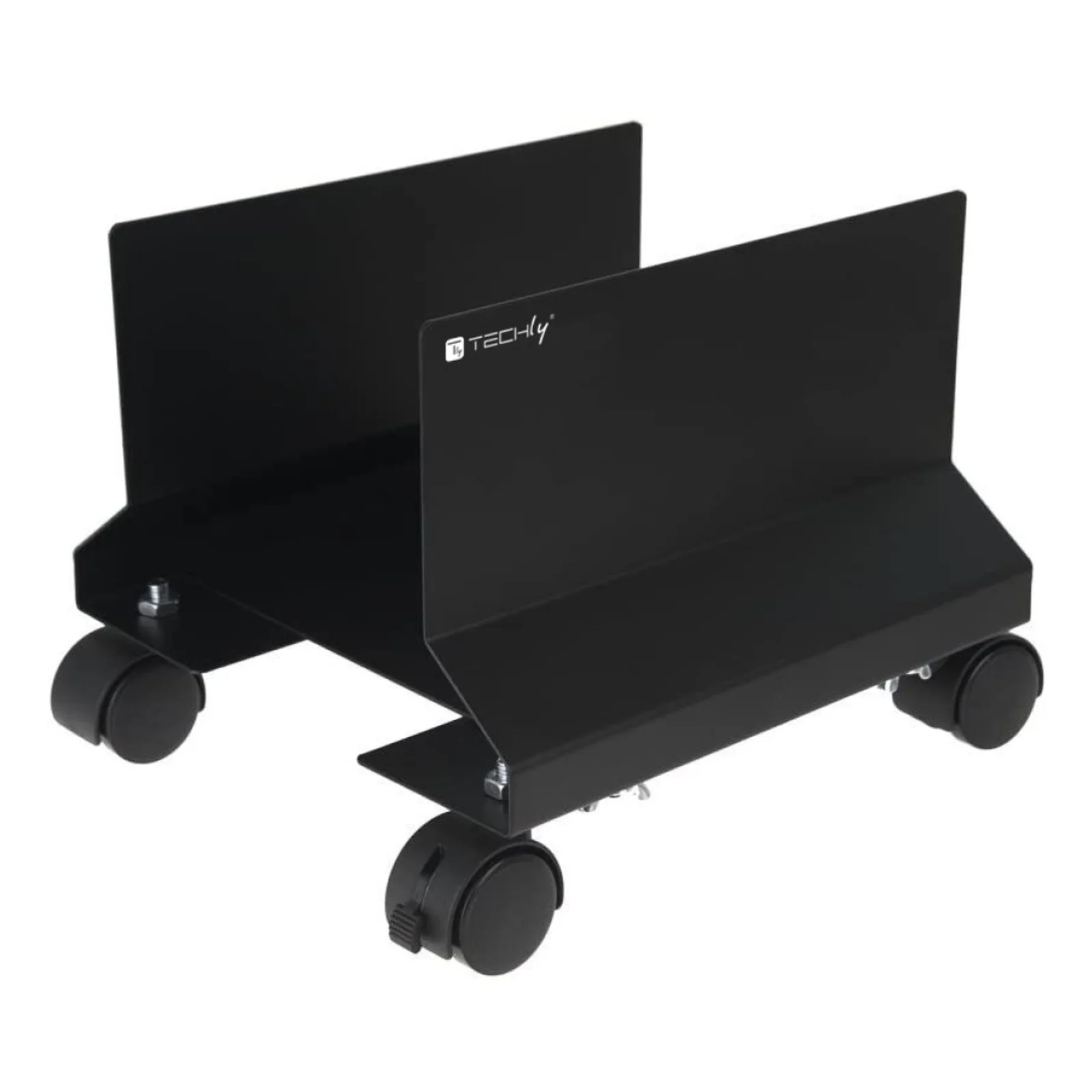 ICA-CS 34 chariot et support multimédia Noir PC Panier multimédia