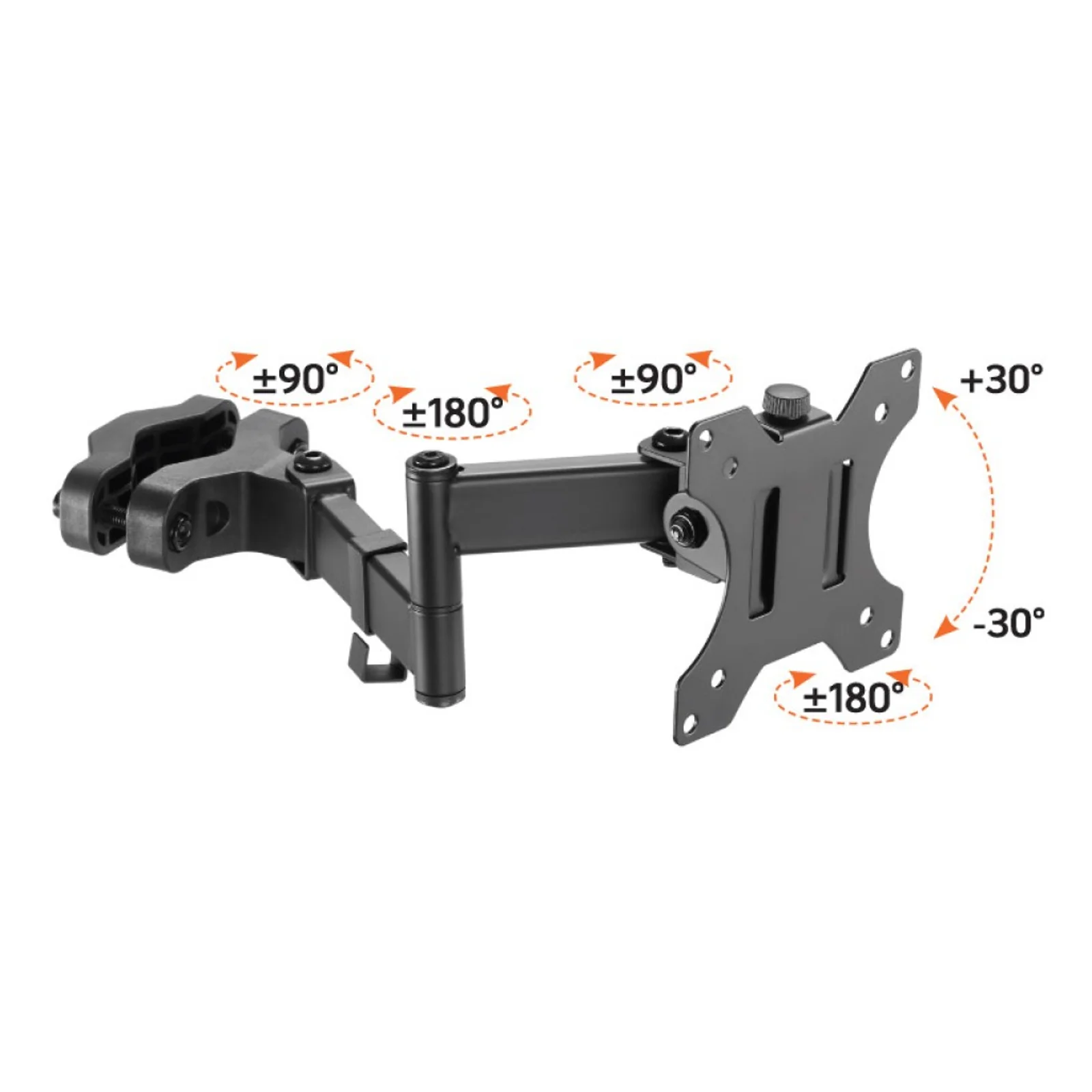 Techly ICA-LCD 110BK support pour téléviseur 81,3 cm (32") Noir