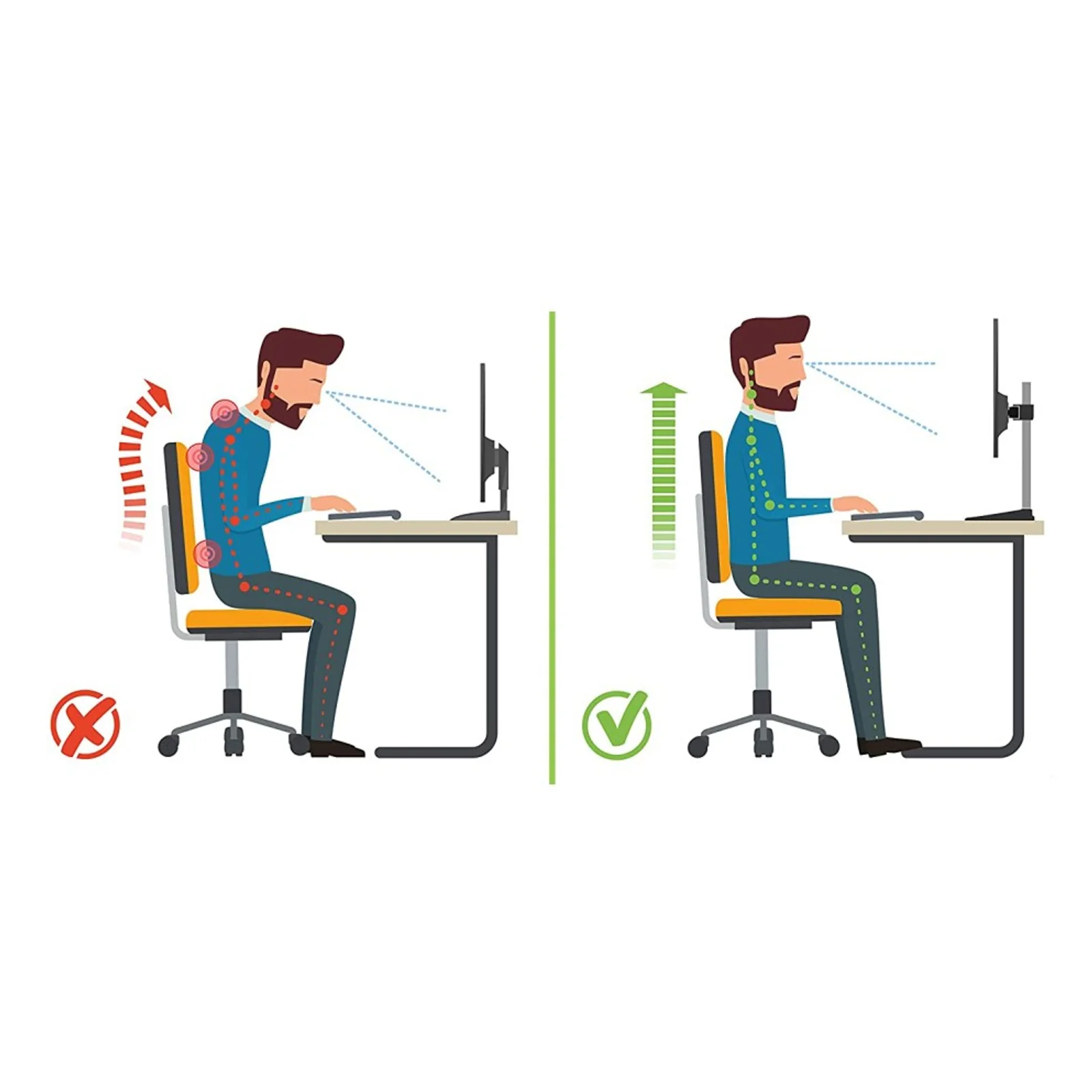 Techly ICA-LCD 260 support d'écran plat pour bureau 68,6 cm (27") Blanc