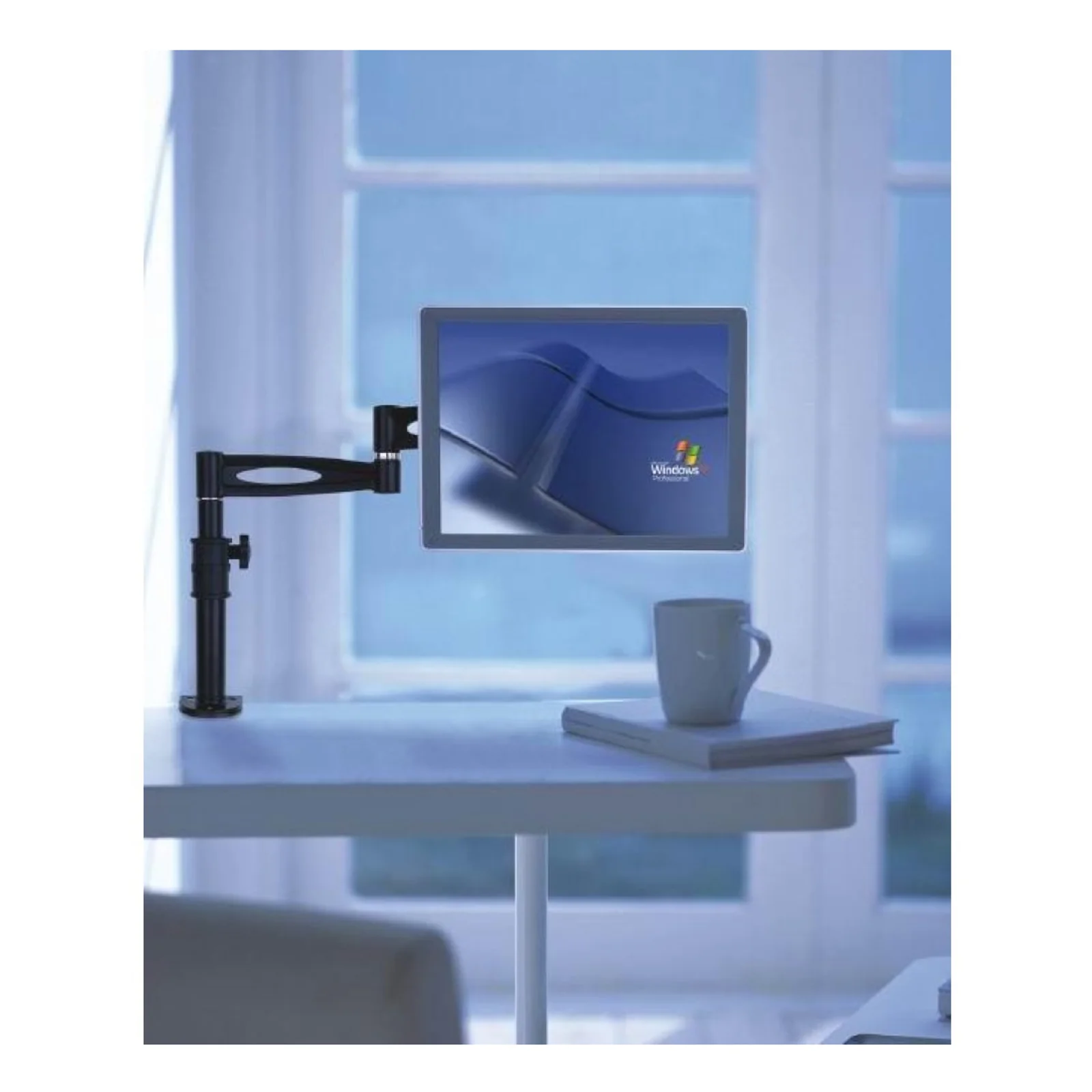 Techly ICA-LCD 501BK support d'écran plat pour bureau 68,6 cm (27") Noir