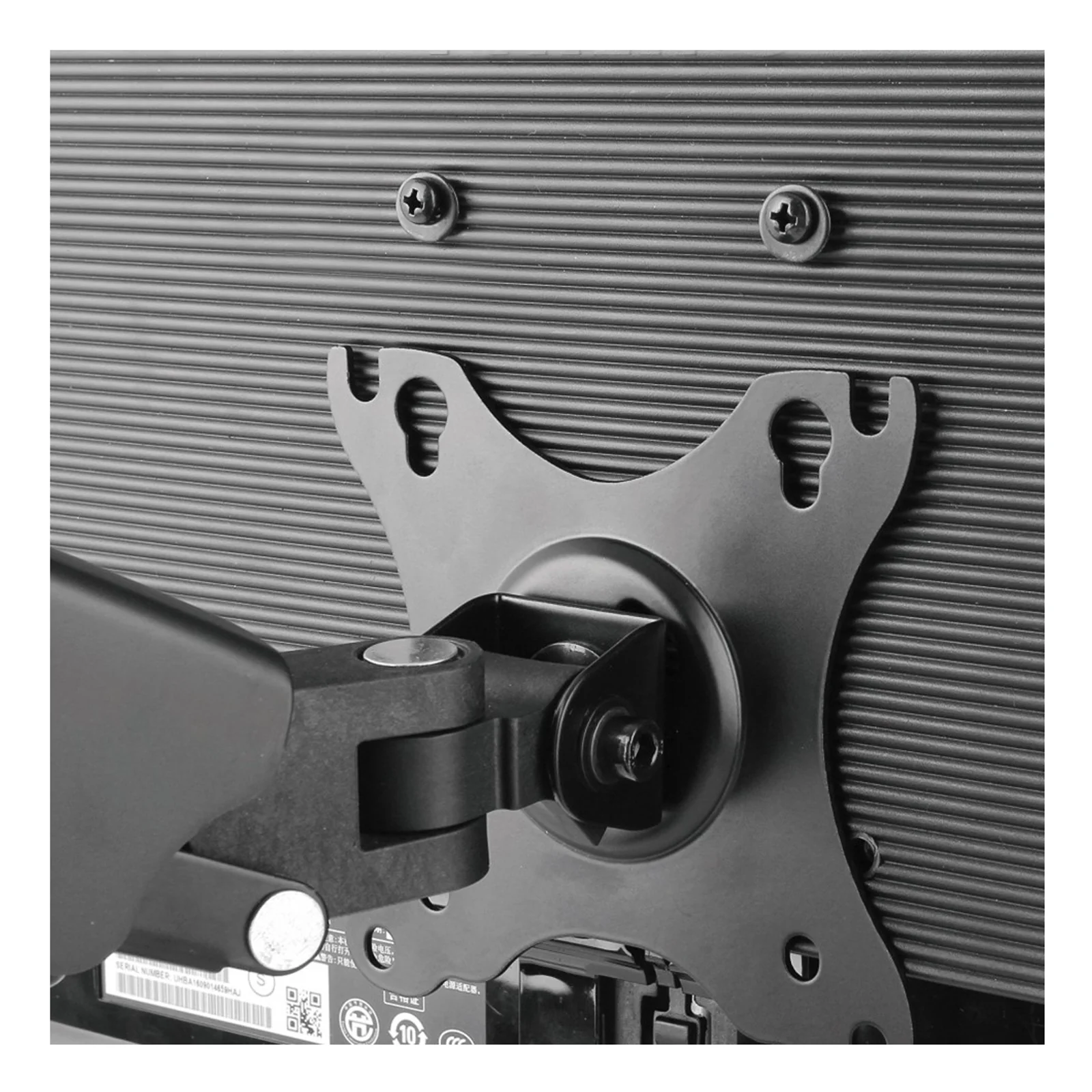 Techly ICA-LCD 514 support d'écran plat pour bureau 68,6 cm (27") Noir