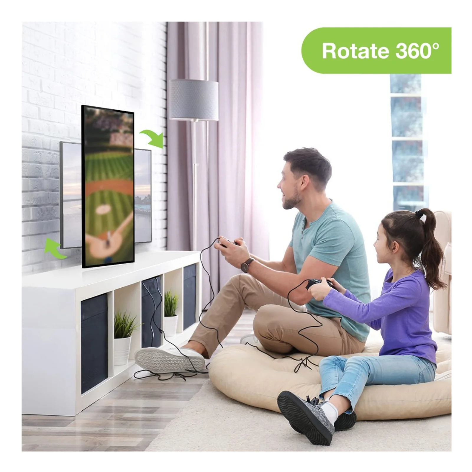 Techly ICA-LCD 923B support pour téléviseur 76,2 cm (30") Noir