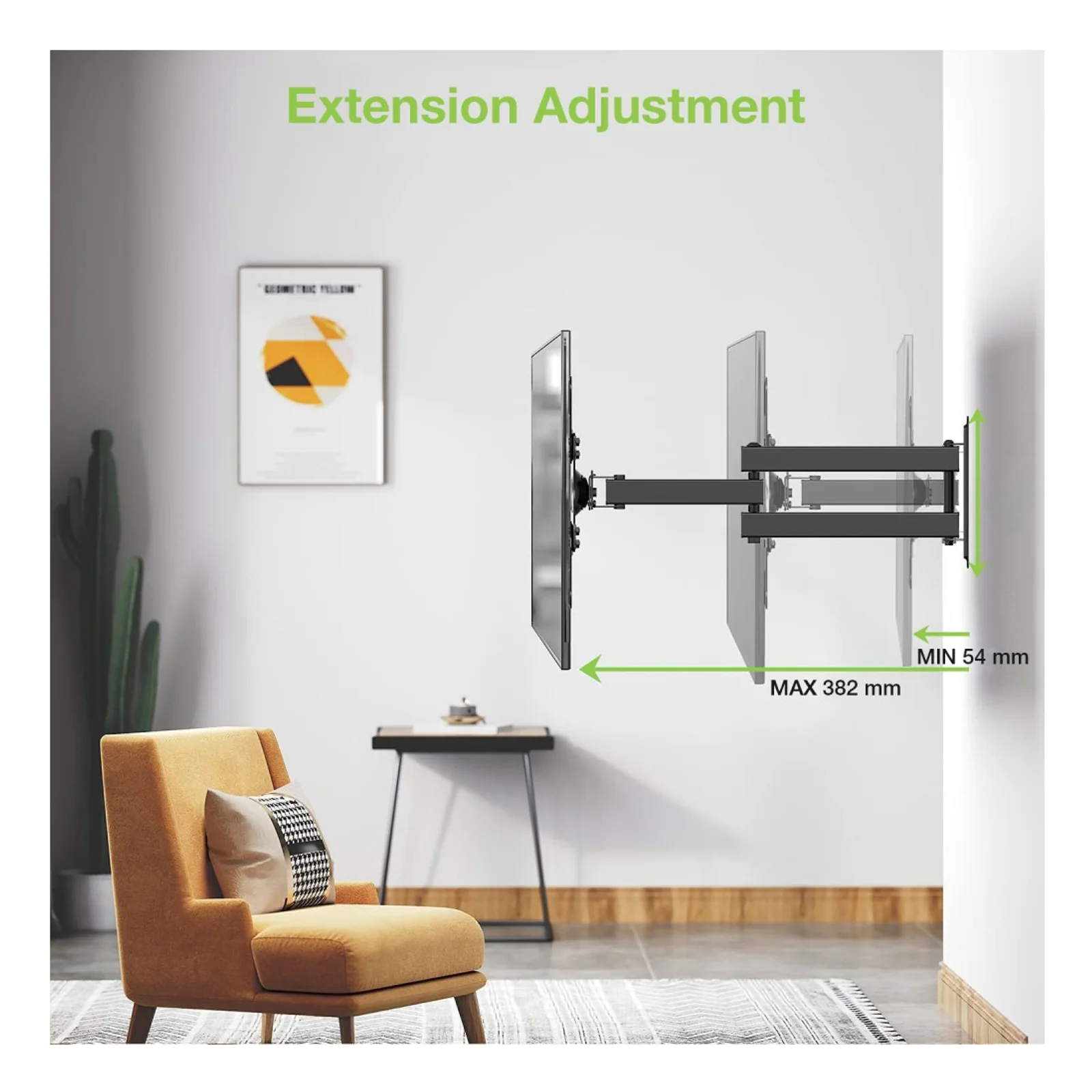 Techly ICA-LCD 923B support pour téléviseur 76,2 cm (30") Noir