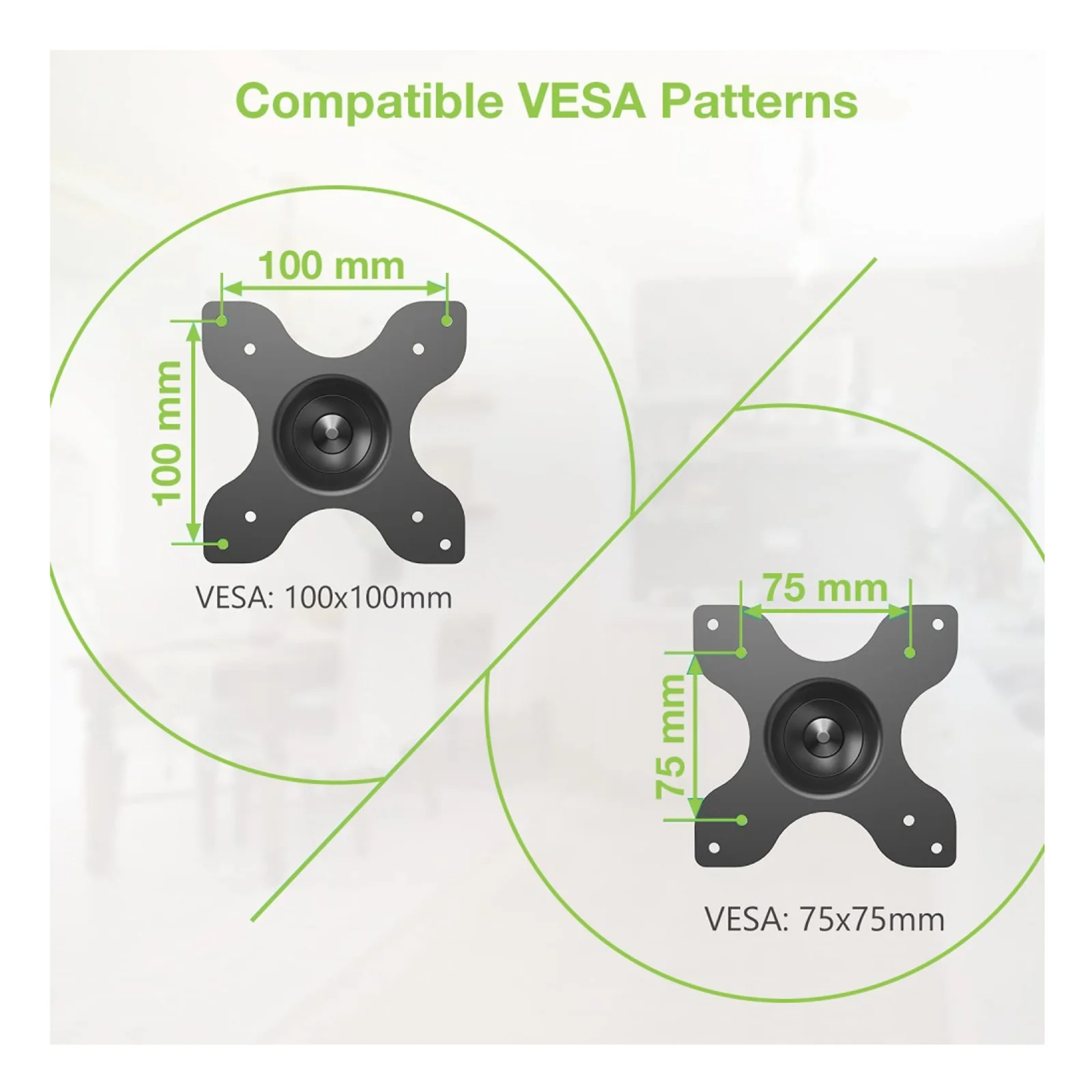 Techly ICA-LCD 923B support pour téléviseur 76,2 cm (30") Noir