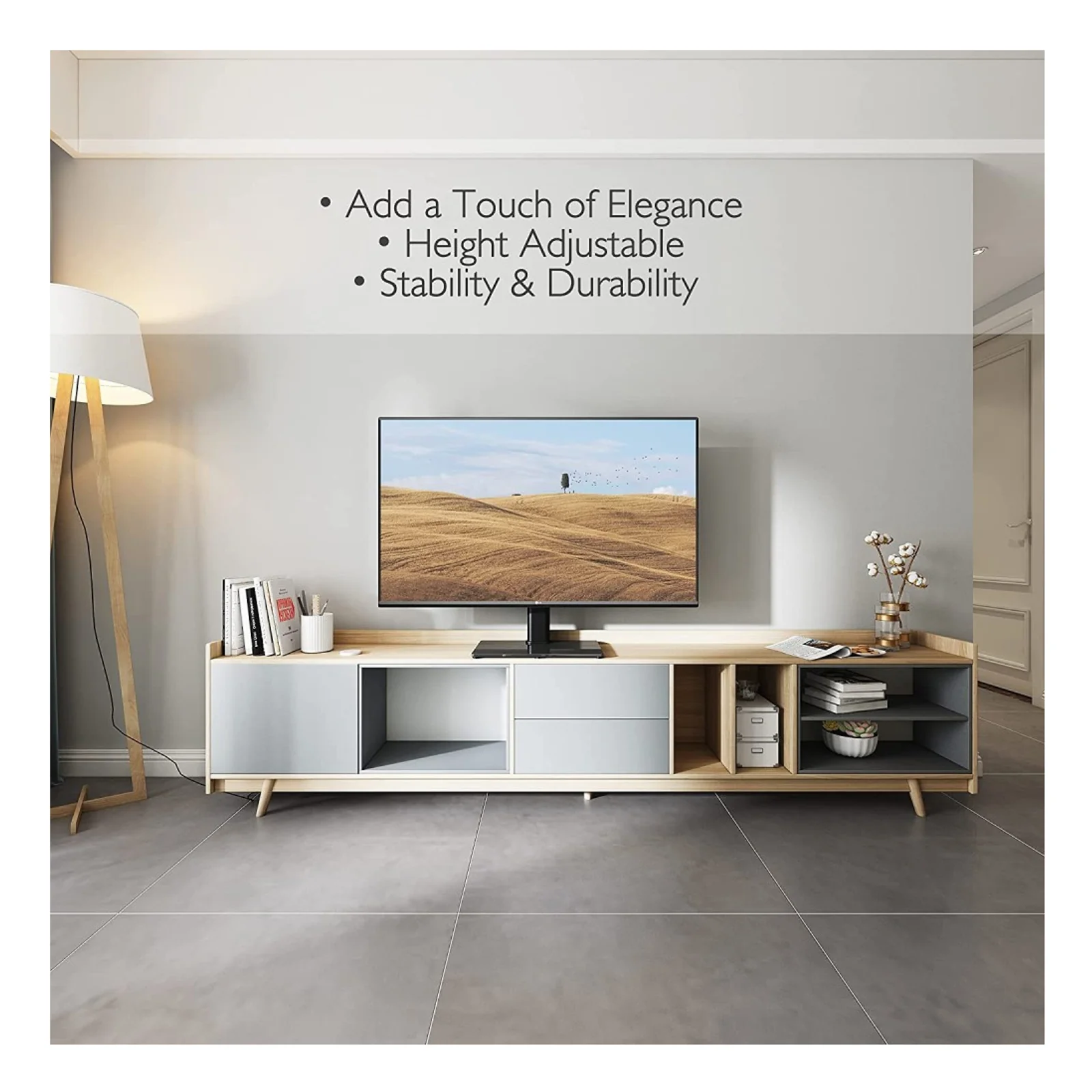 Techly ICA-LCD S07L support pour téléviseur 165,1 cm (65") Noir