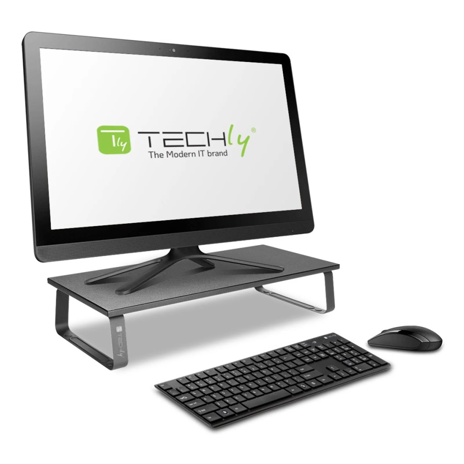 Techly ICA-MS 600TY support d'écran plat pour bureau Noir