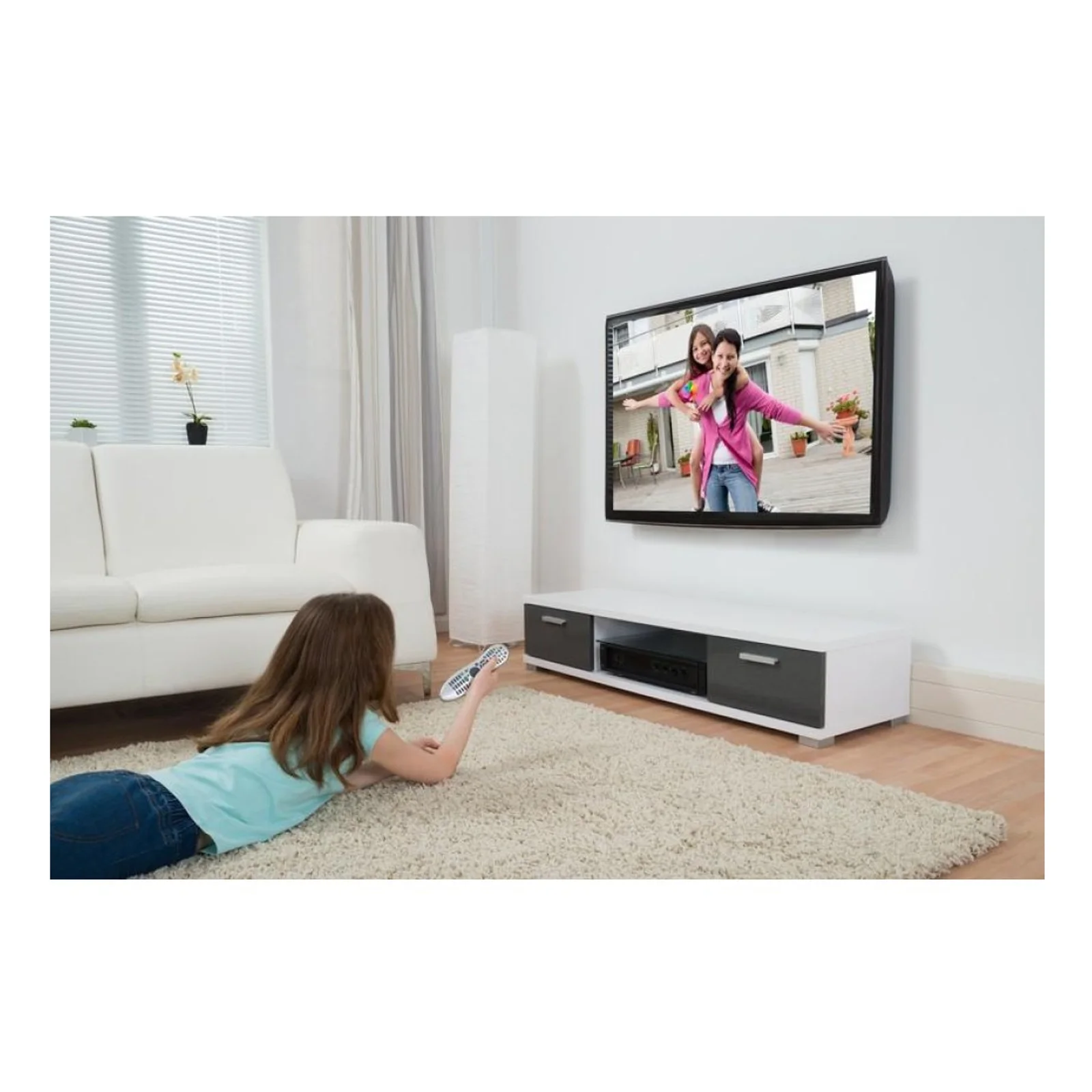 Techly ICA-PLB 131M support pour téléviseur 139,7 cm (55") Noir