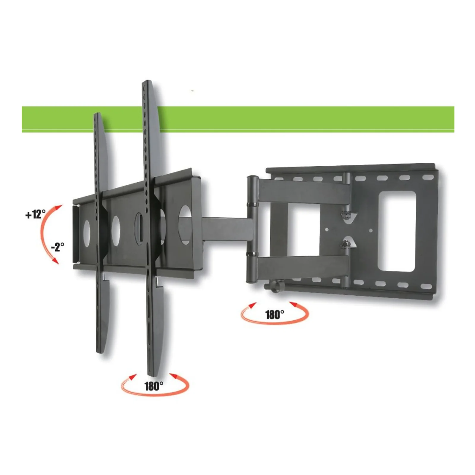 Techly ICA-PLB 148L support pour téléviseur 165,1 cm (65") Noir