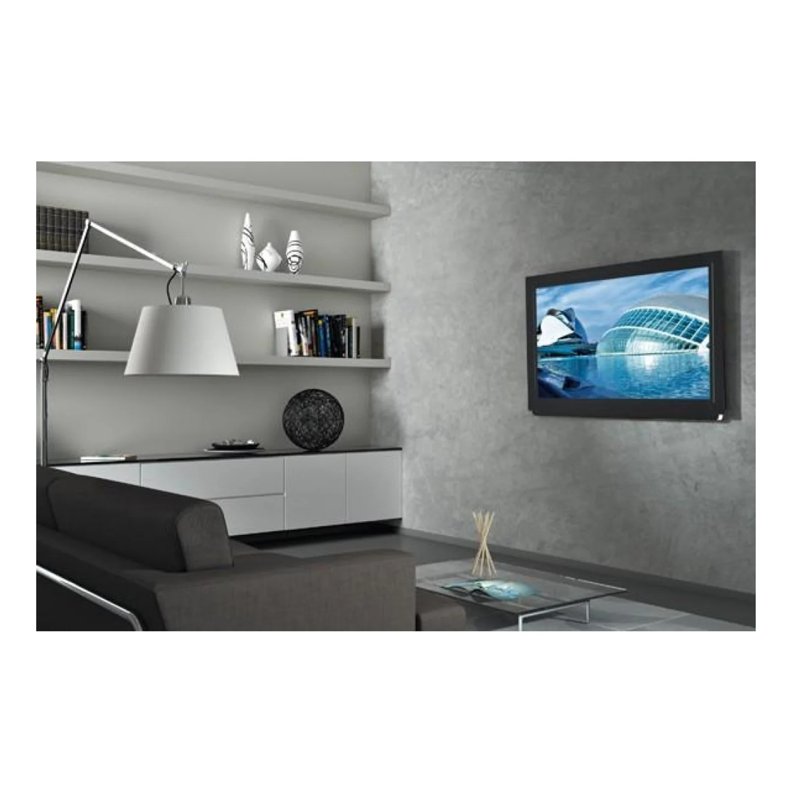 Techly ICA-PLB 161M support pour téléviseur 139,7 cm (55") Noir