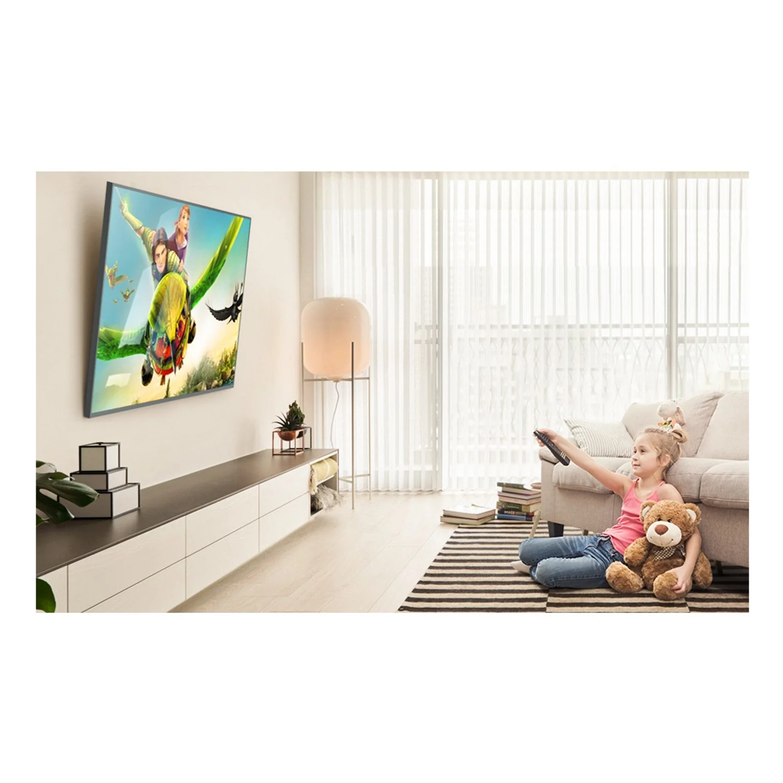 Techly ICA-PLB 231L support pour téléviseur 177,8 cm (70") Noir