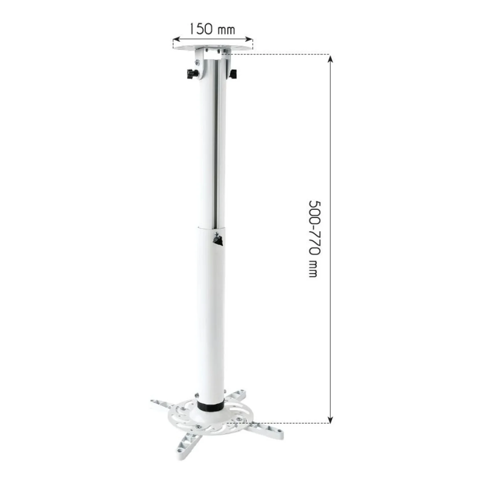 Techly ICA-PM 104MW support pour projecteurs Plafond Blanc