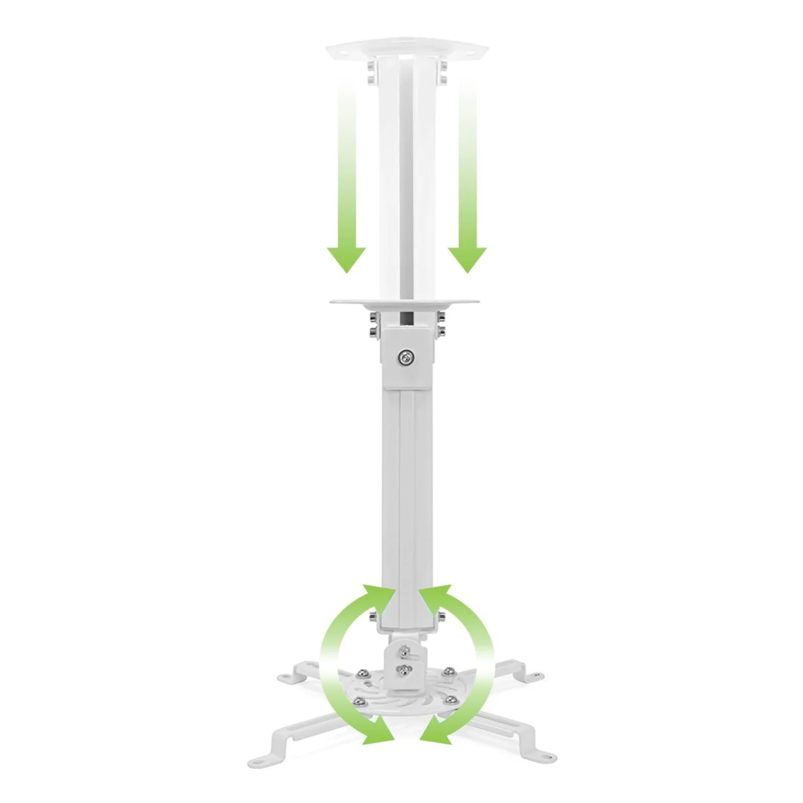 Techly ICA-PM 18M support pour projecteurs Plafond Argent