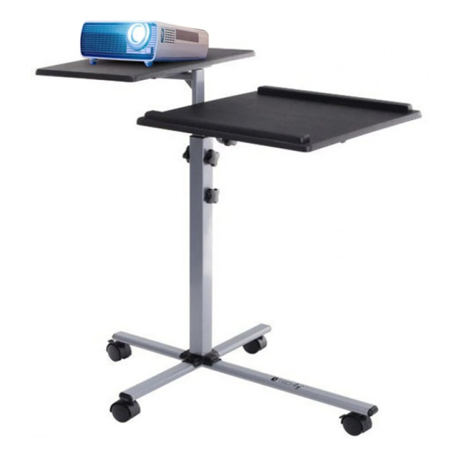 Techly ICA-TB TPM-2 Support de livres Supports de Laptop Noir, Argent