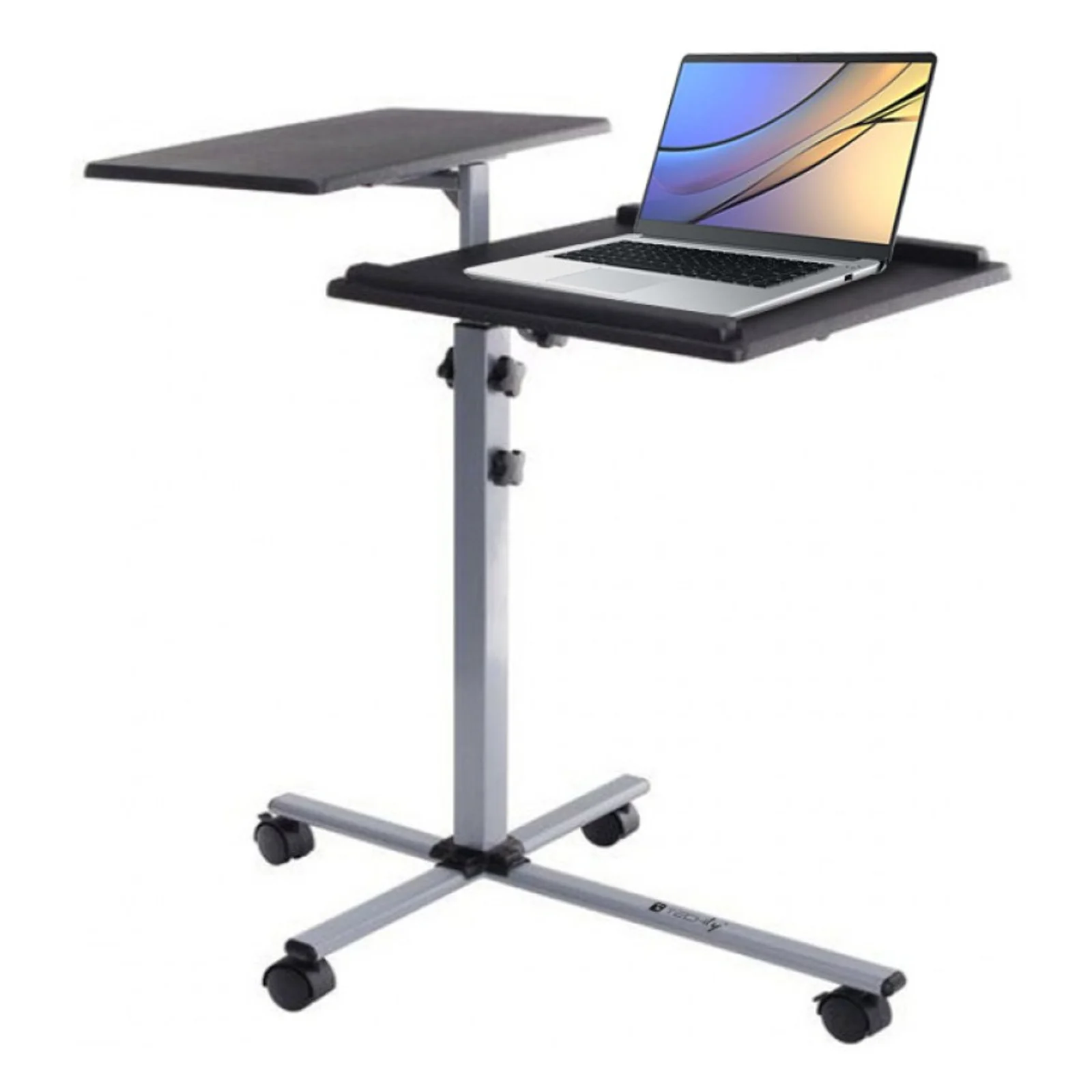 Techly ICA-TB TPM-2 Support de livres Supports de Laptop Noir, Argent