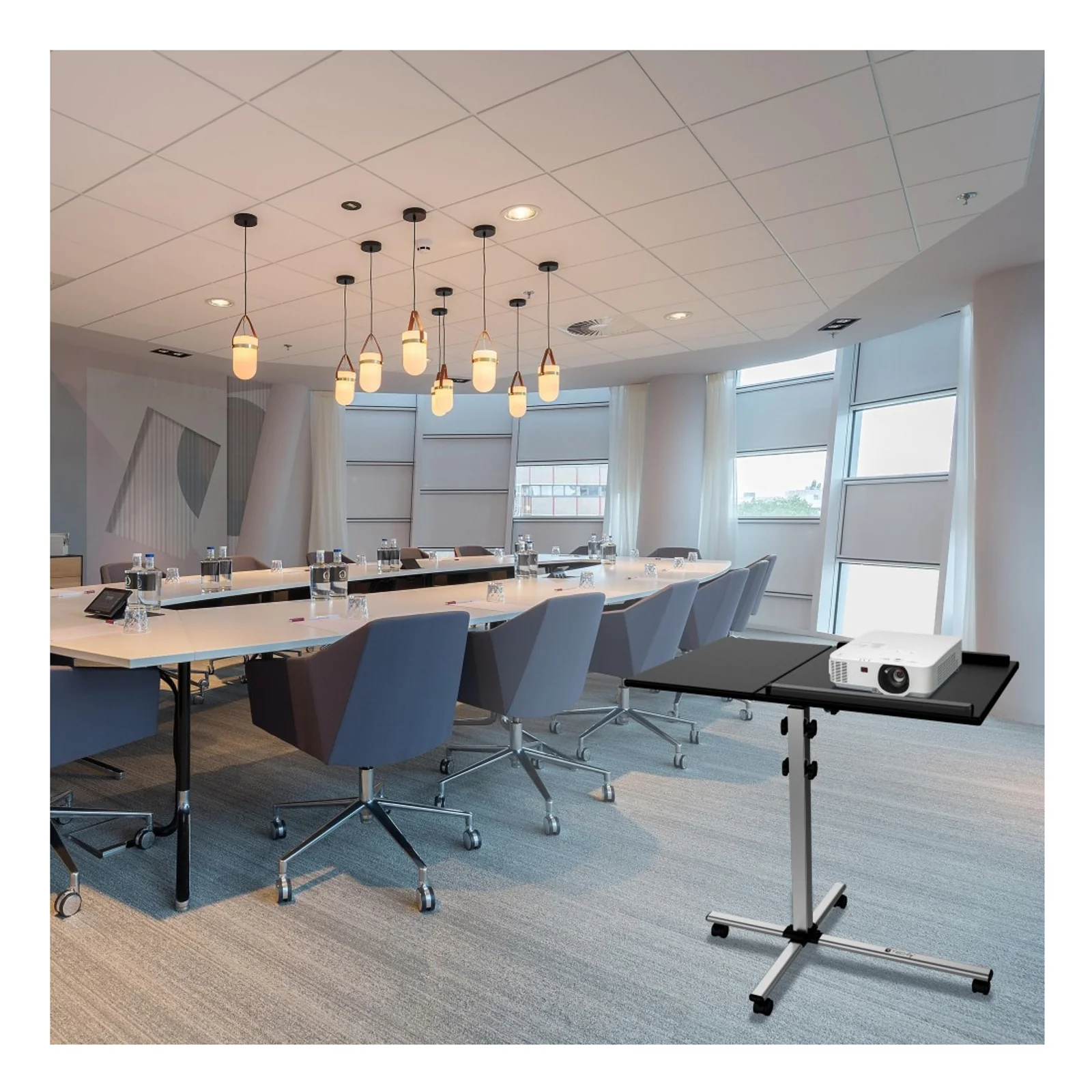 Techly ICA-TB TPM-2 Support de livres Supports de Laptop Noir, Argent