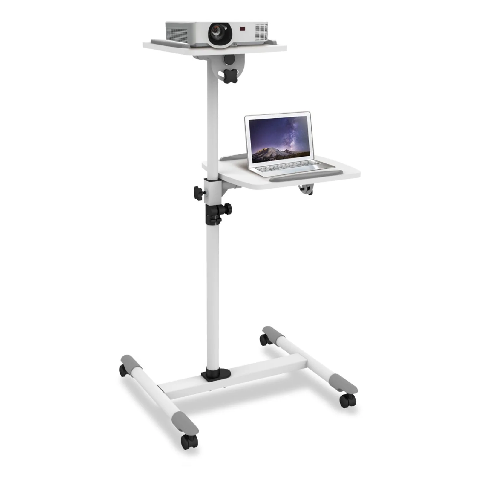 Techly ICA-TB TPM-6 chariot et support multimédia Blanc Chariot multimedia