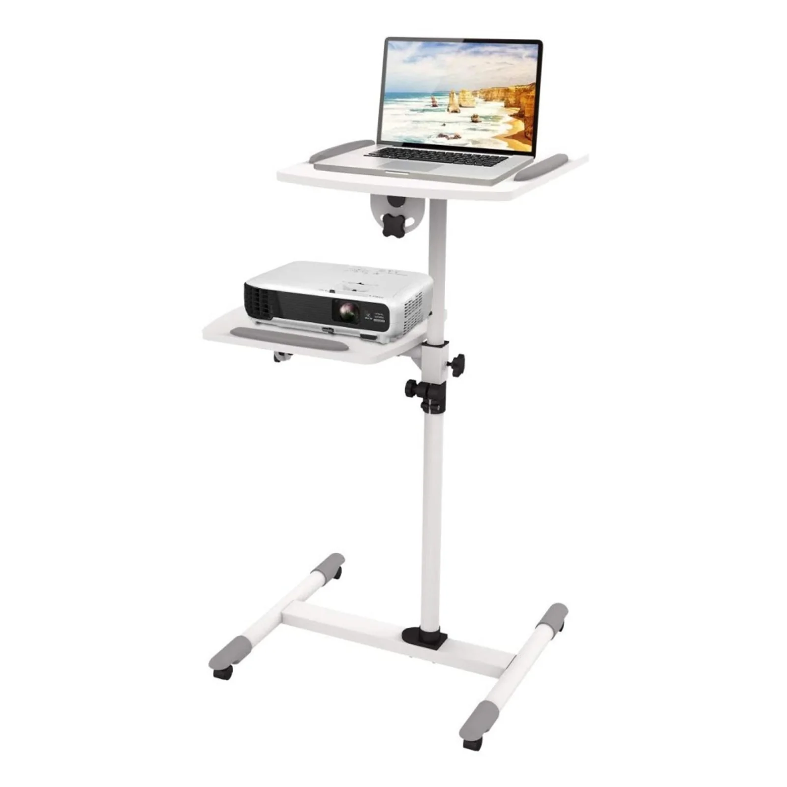 Techly ICA-TB TPM-6 chariot et support multimédia Blanc Chariot multimedia