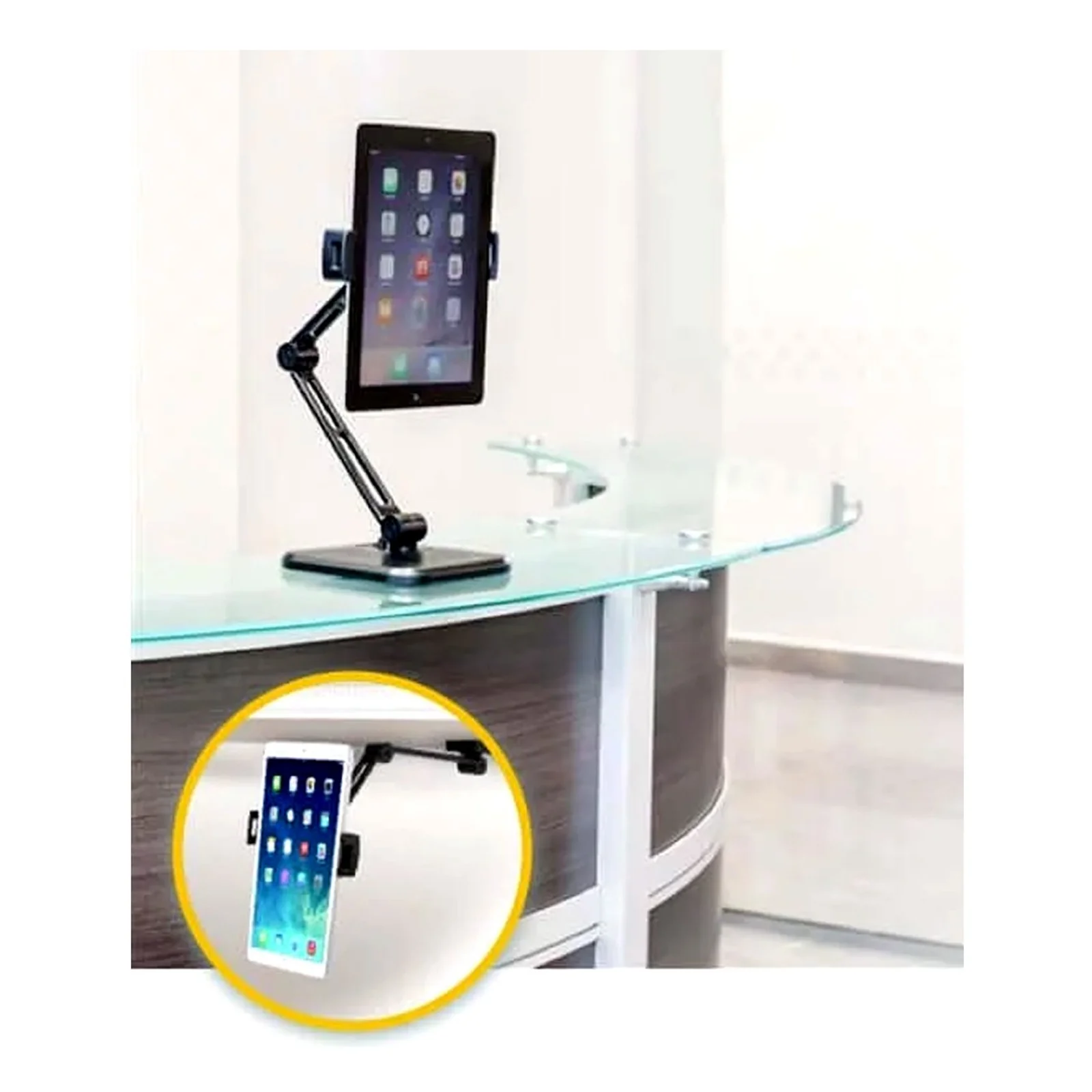 Techly ICA-TBL 2801 support Support passif Tablette / UMPC Noir