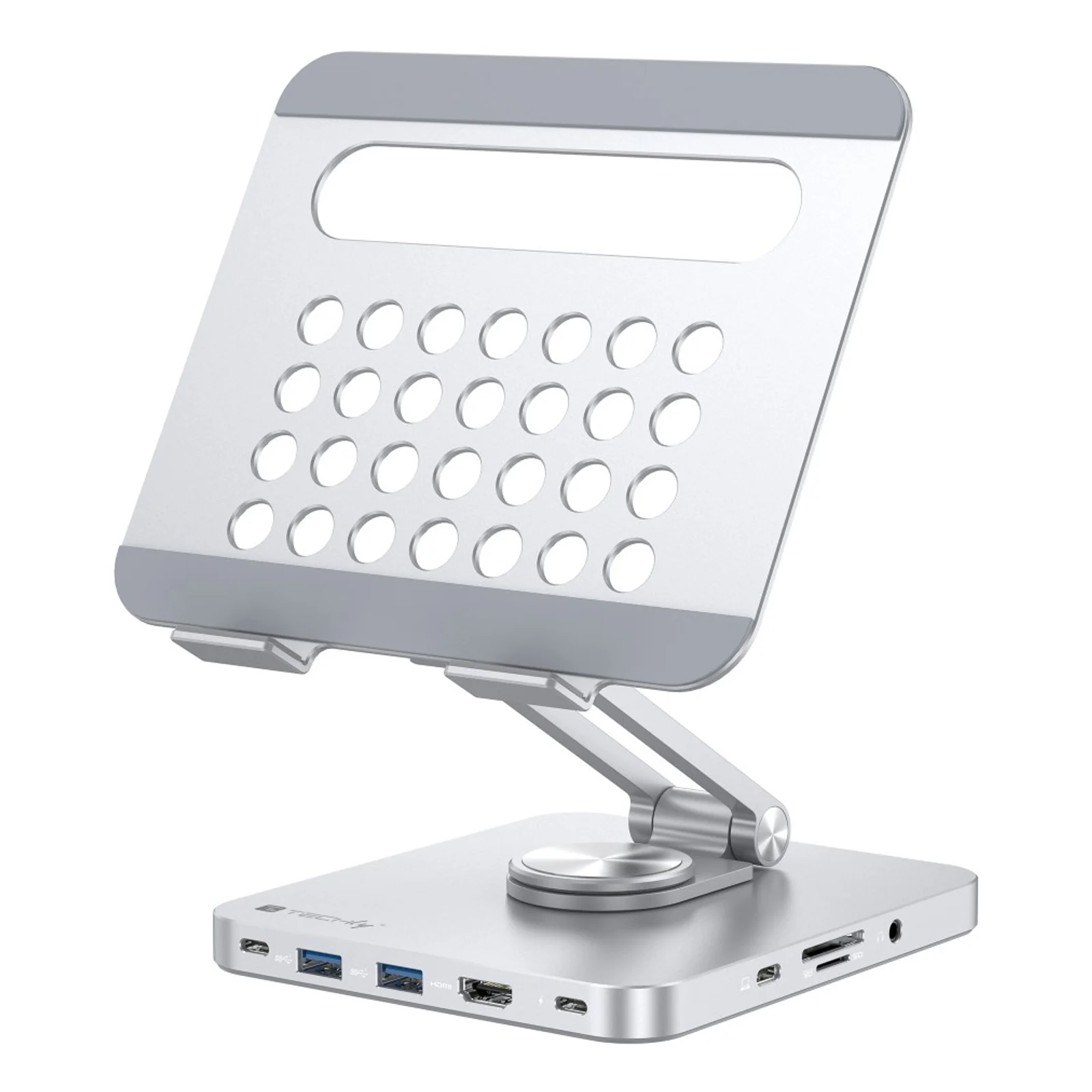 ICA-TBL DOCK81 Support de livres Support pour tablette Argent