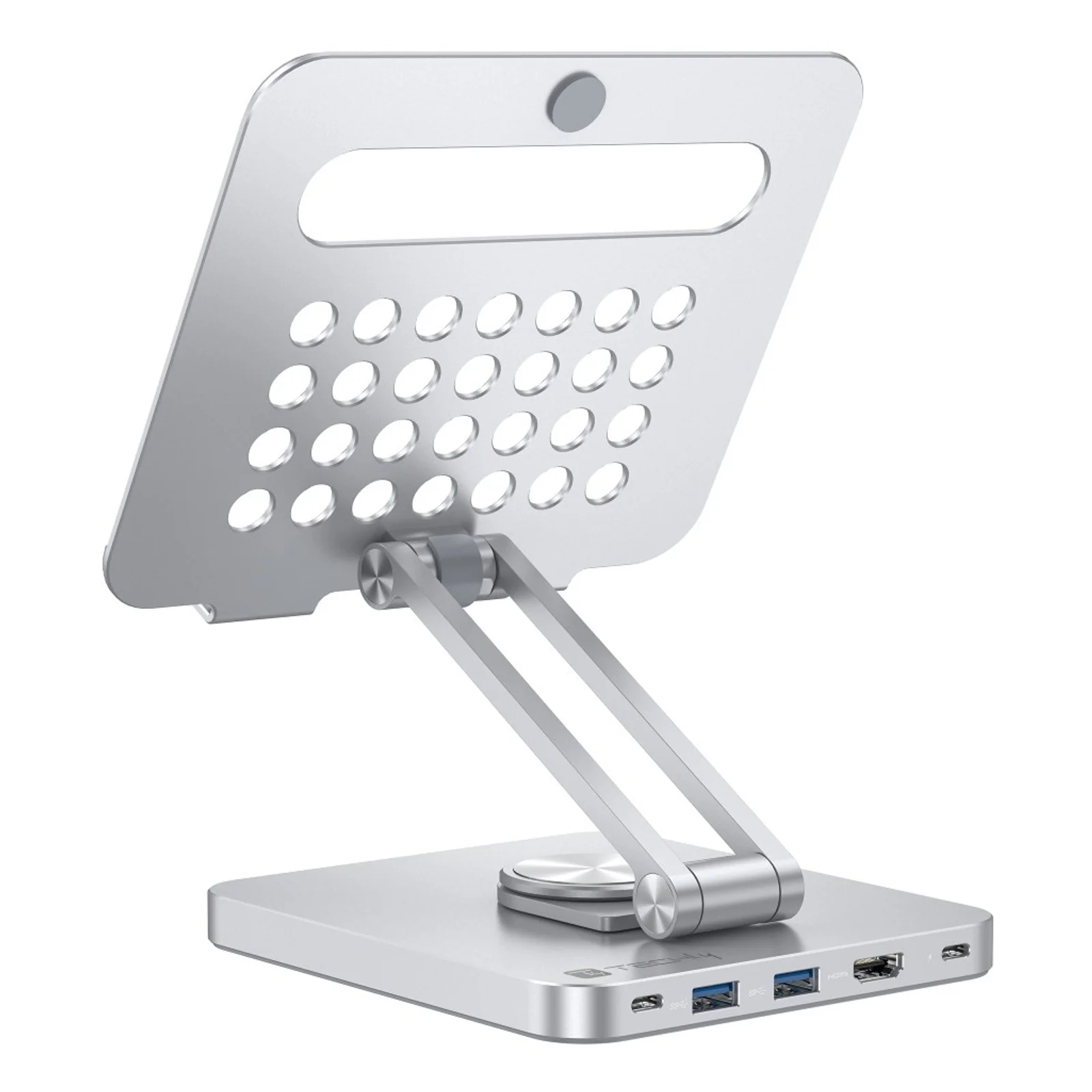 Techly ICA-TBL DOCK81 Support de livres Support pour tablette Argent
