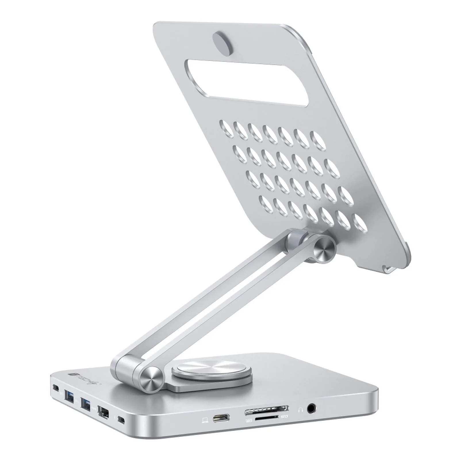 Techly ICA-TBL DOCK81 Support de livres Support pour tablette Argent