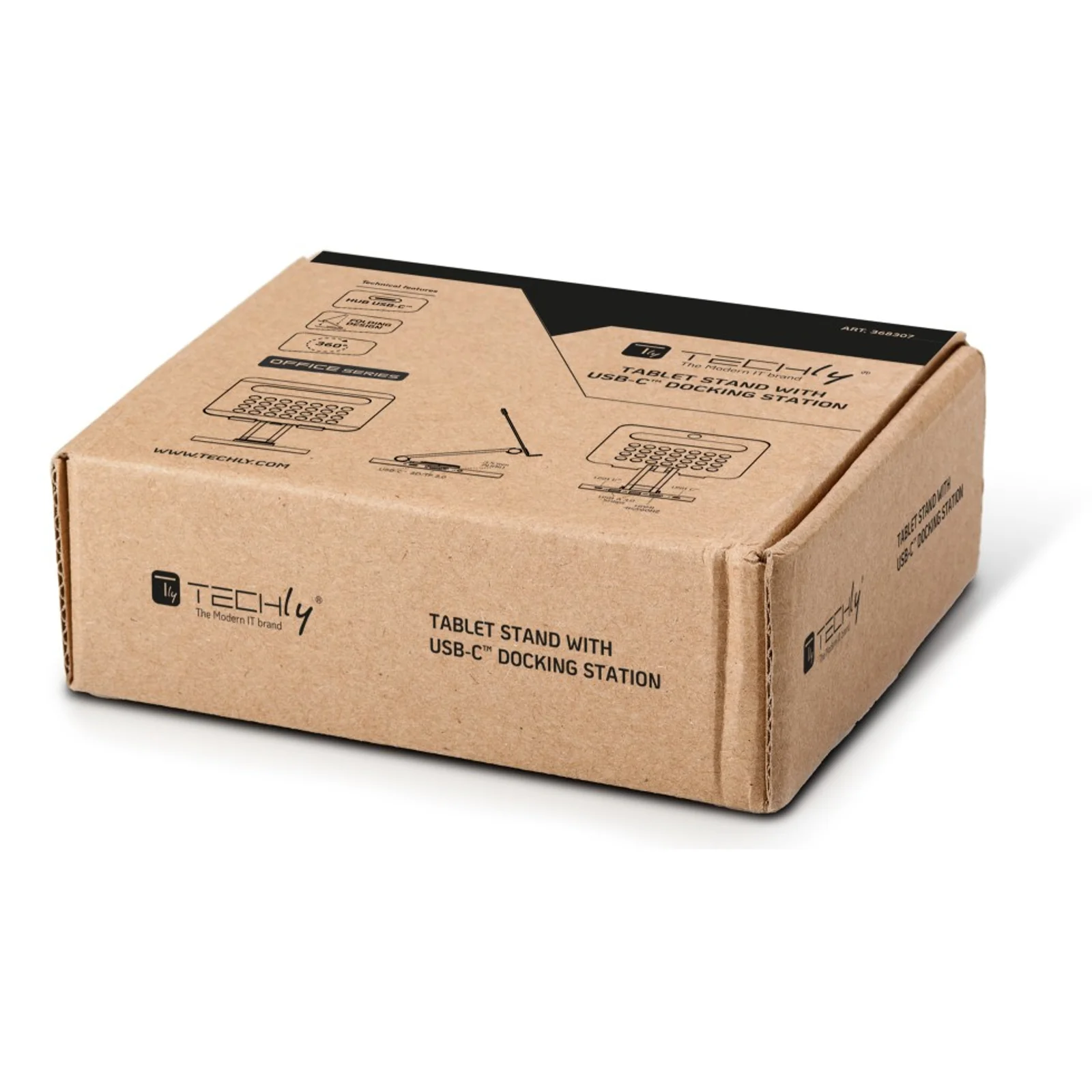 Techly ICA-TBL DOCK81 Support de livres Support pour tablette Argent