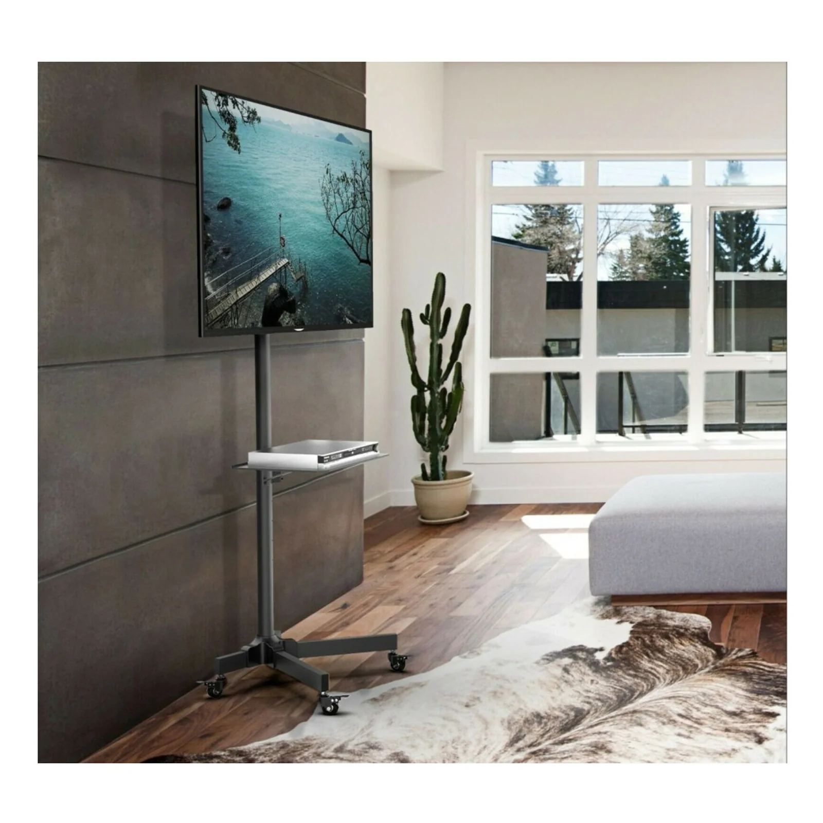 Techly ICA-TR21 support pour téléviseur 139,7 cm (55") Noir