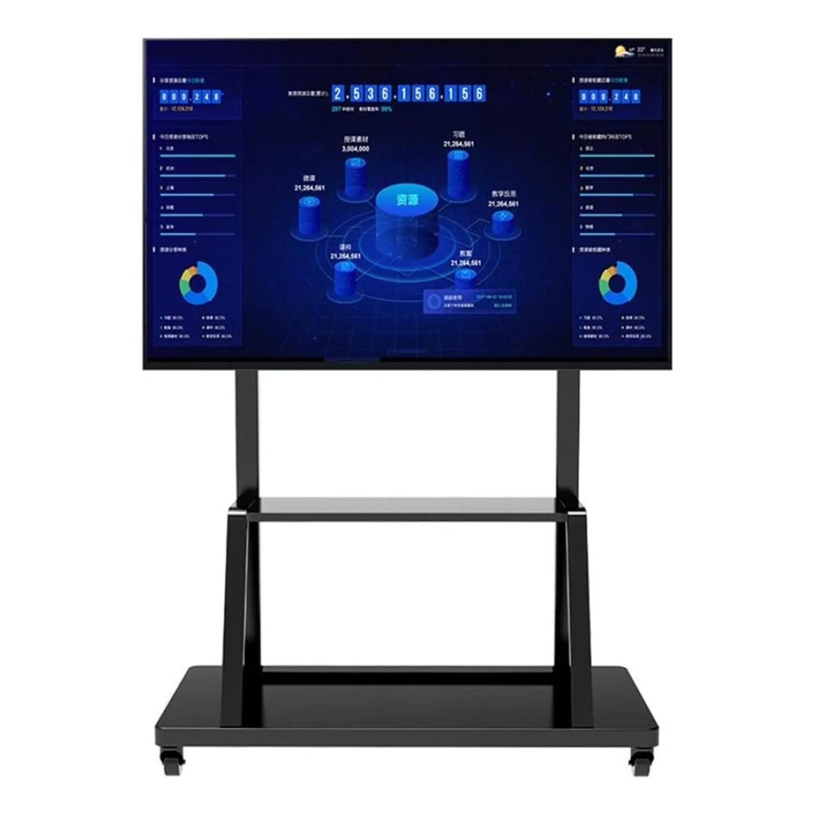 Techly ICA-TR30 montage des affichages de messages 2,54 m (100") Noir