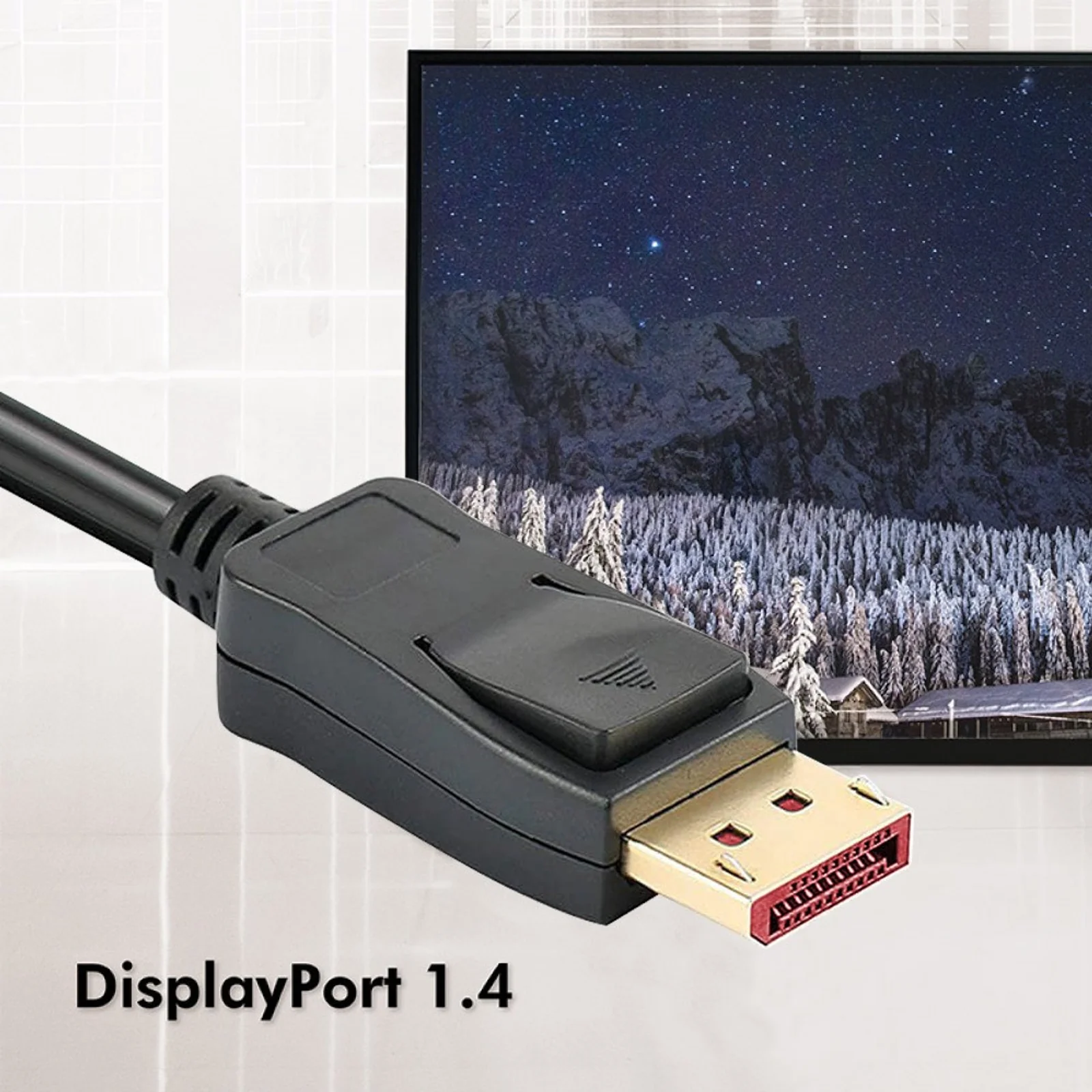 Techly ICOC DSP-A14-030NT câble DisplayPort 3 m Noir