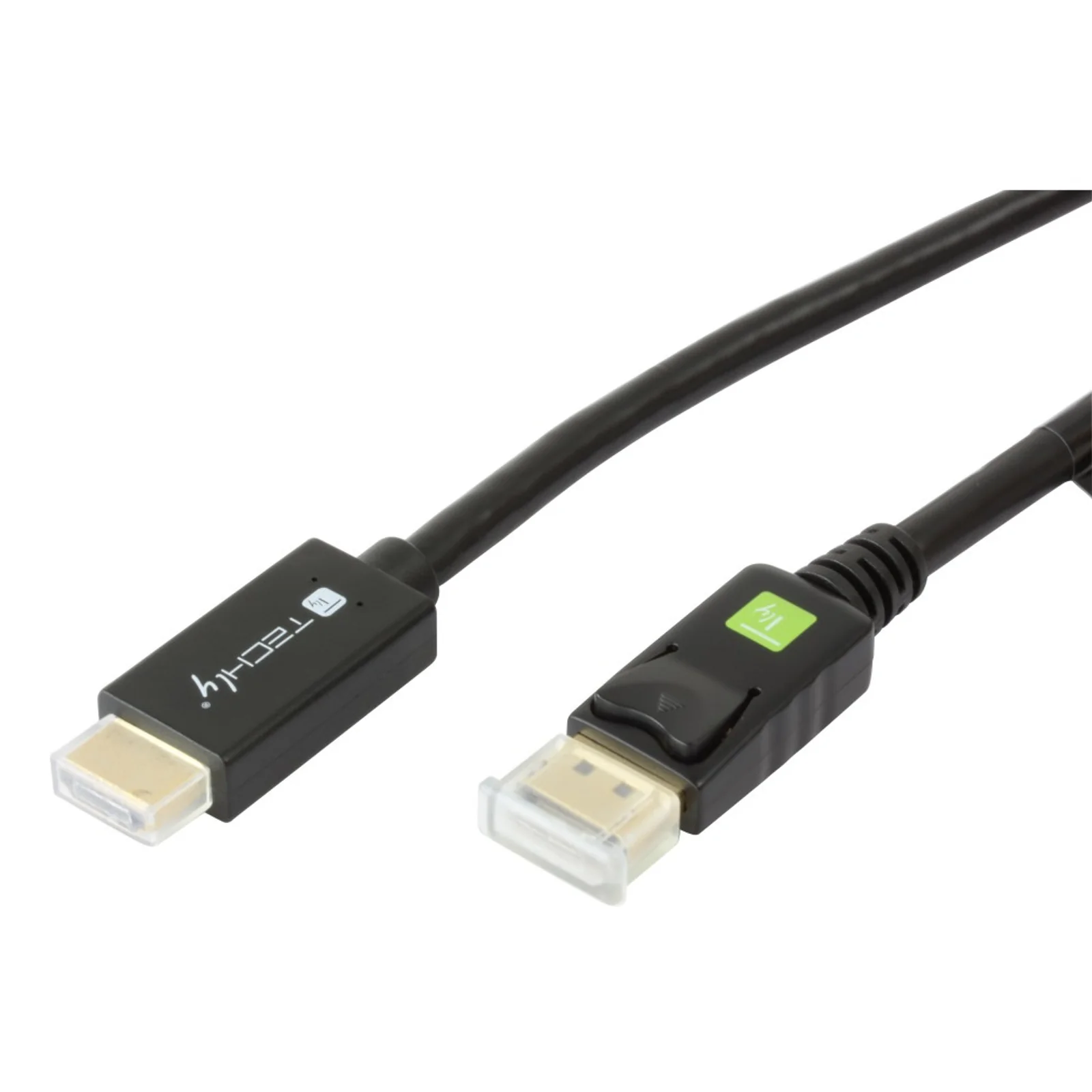 Techly ICOC DSP-H12-010 câble vidéo et adaptateur 1 m DisplayPort HDMI Noir