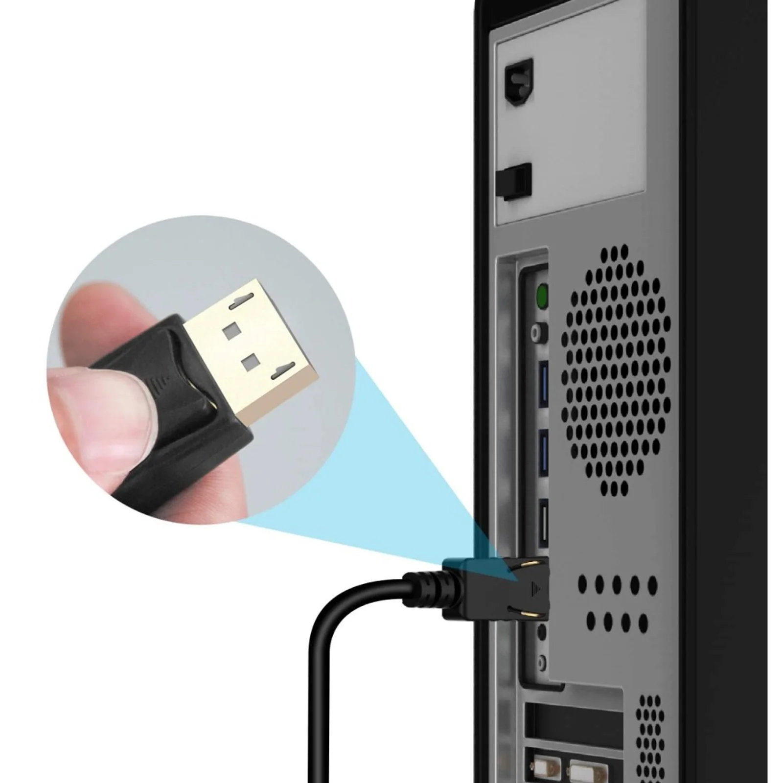 Techly ICOC DSP-H12-020 câble vidéo et adaptateur 2 m DisplayPort HDMI Noir