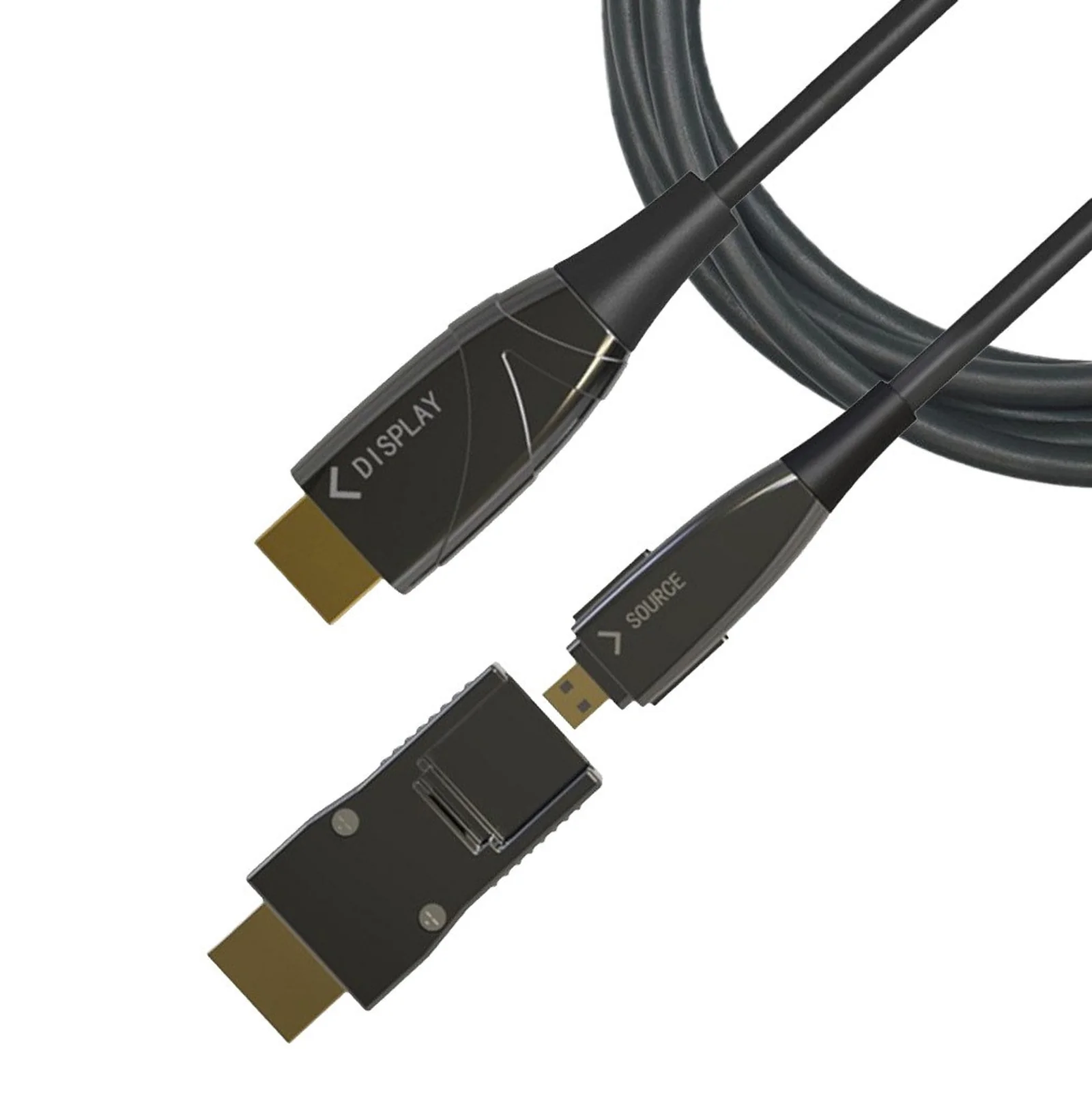ICOC HDMI-HY2D-010 câble HDMI 10 m HDMI Type A (Standard) HDMI Type D (Micro) Noir